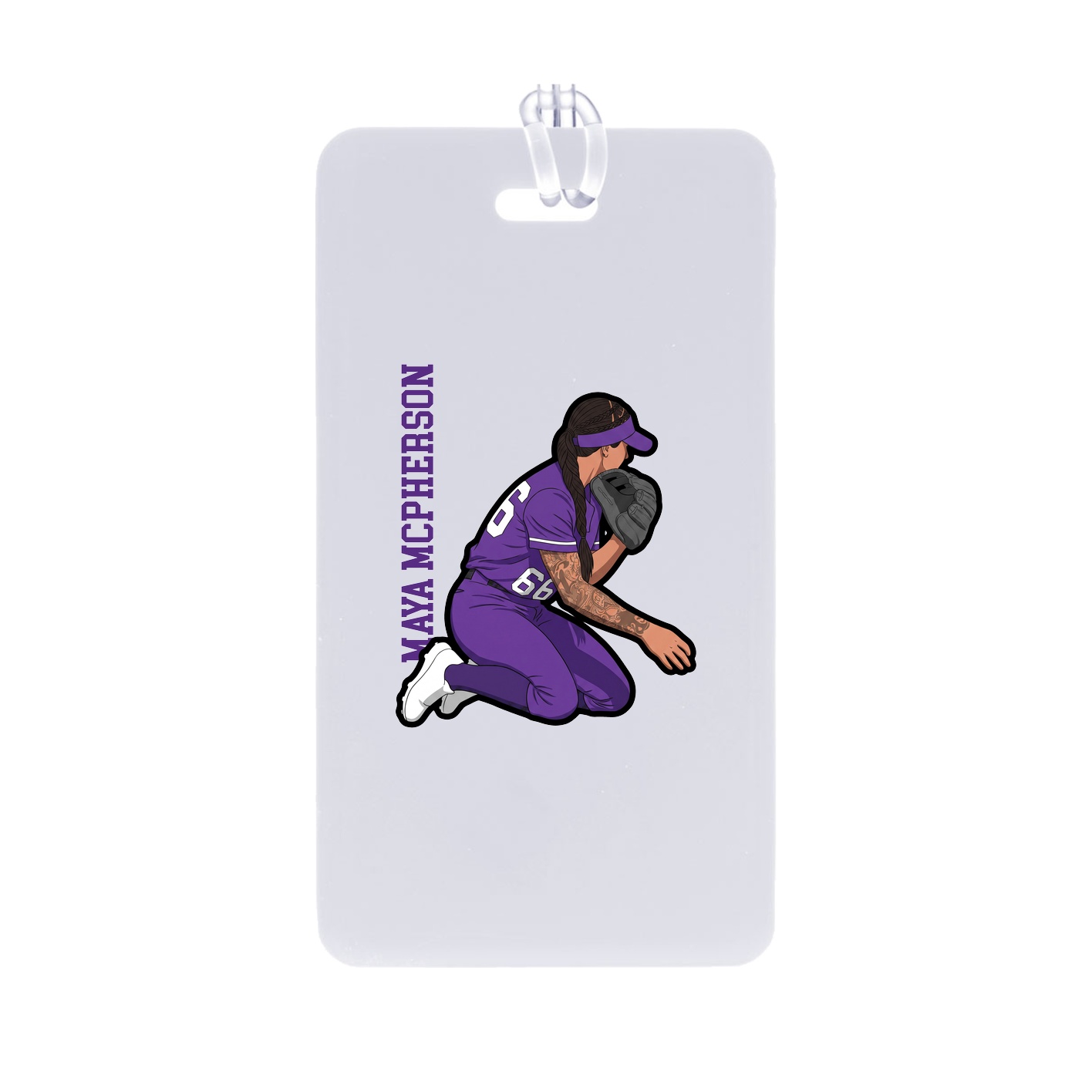 Bag Tag — Name Vertical in Classic