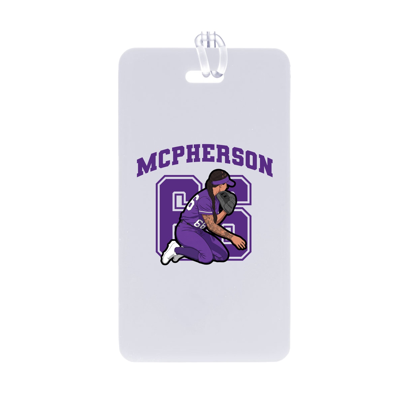 Bag Tag — Number in Classic