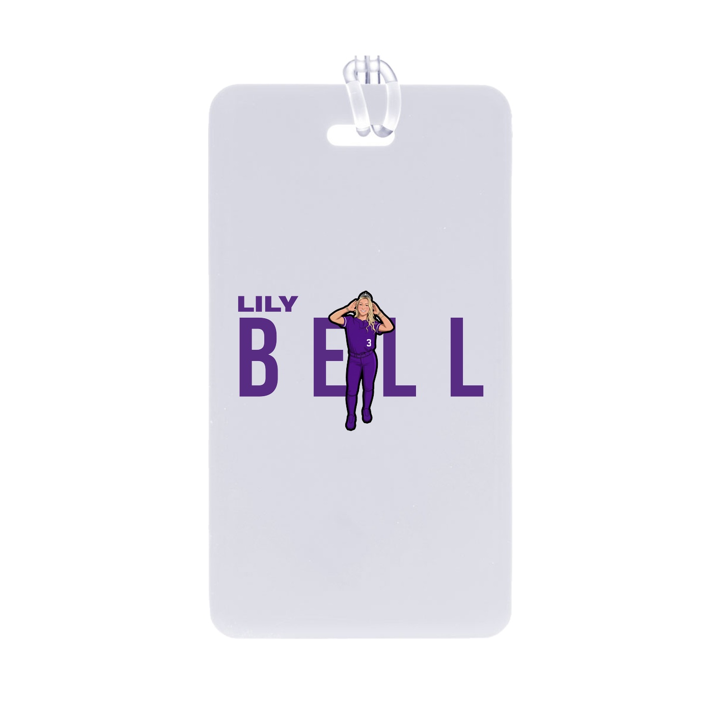 Bag Tag — Player Name in Classic