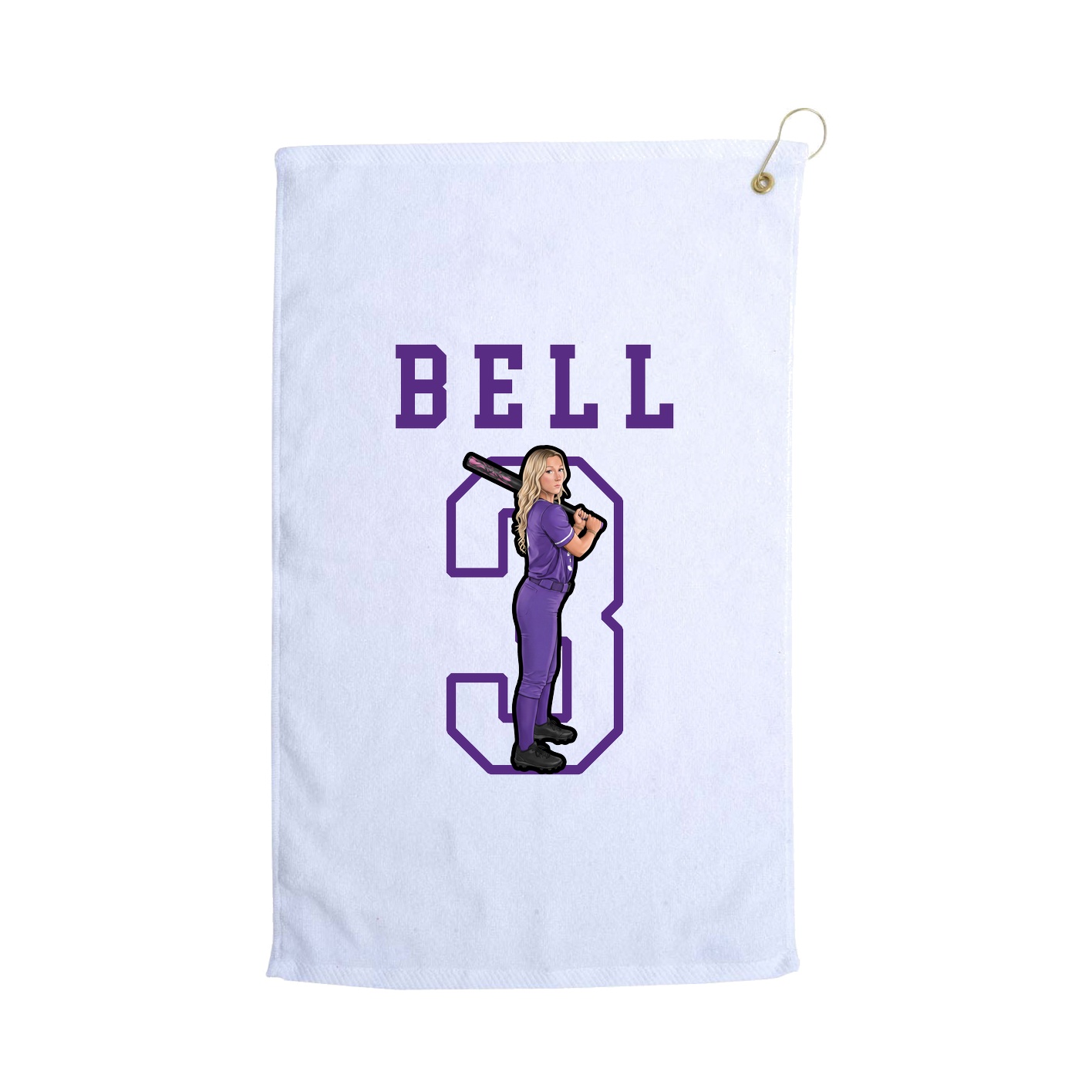Golf Towel — Shirsey in White