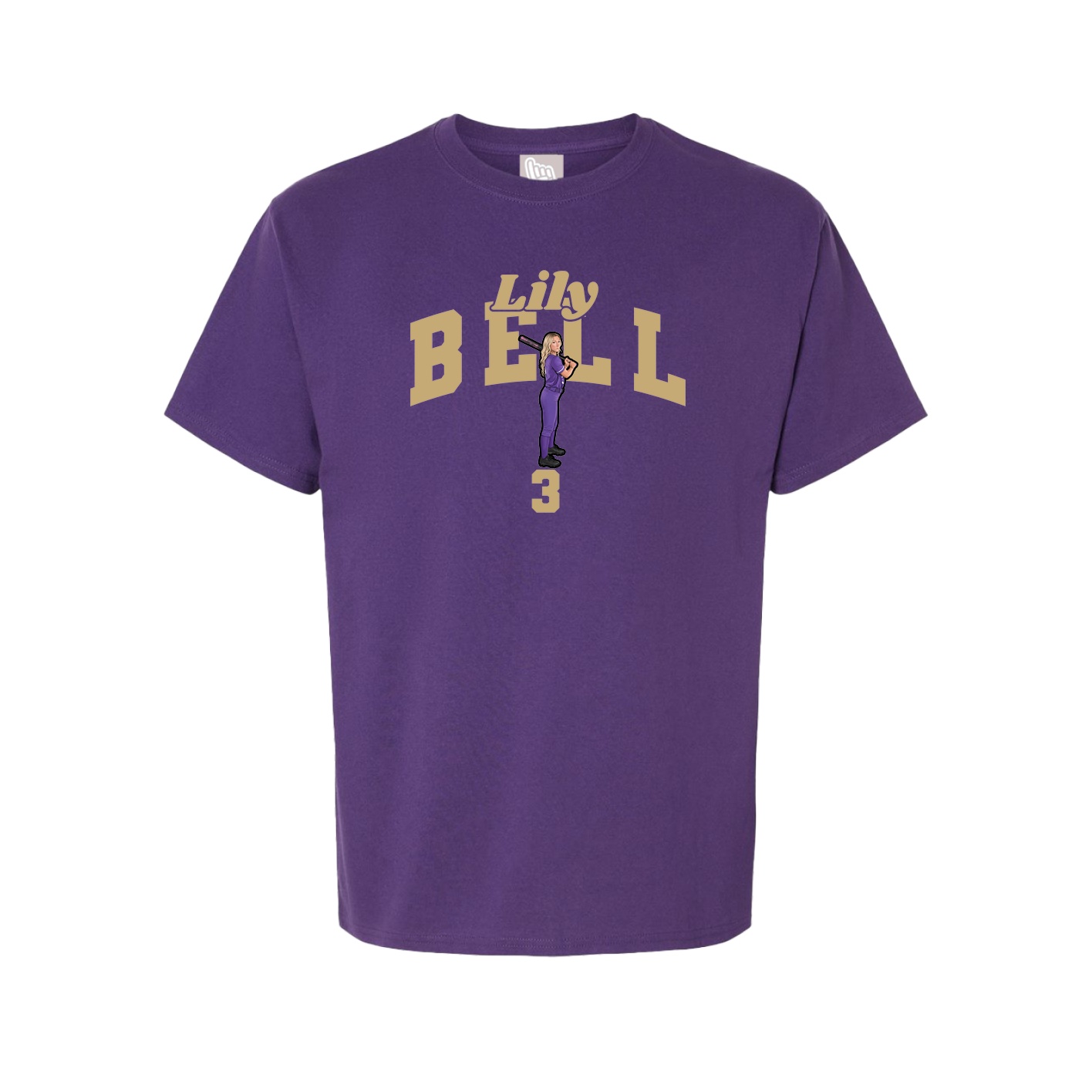 Youth Tee — Signature Arch in Purple