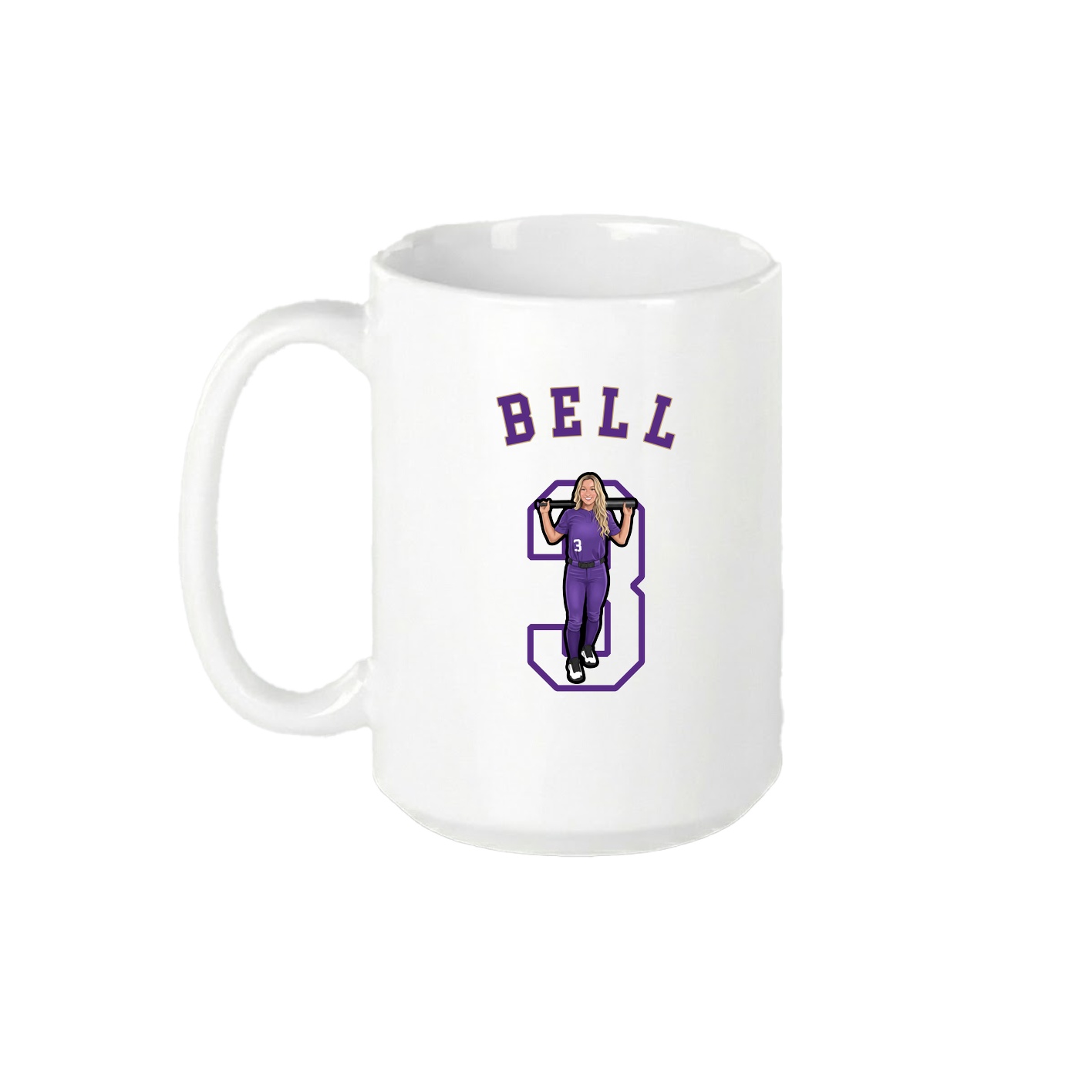 15oz Coffee Mug — Shirsey Arch in White