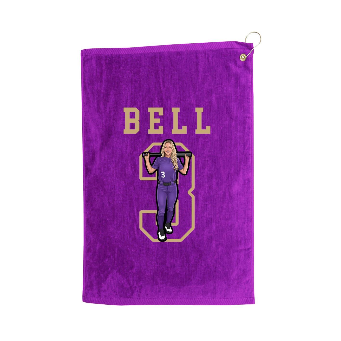 Golf Towel — Shirsey in Purple