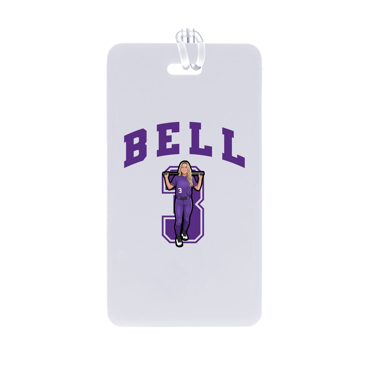 Bag Tag — Number in Classic