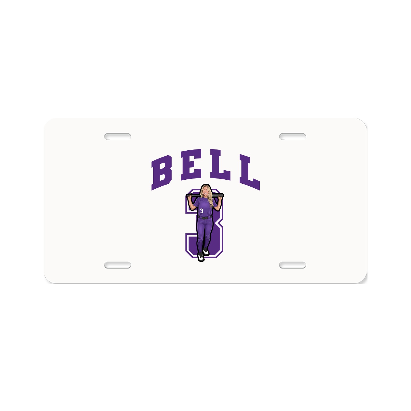 License Plate — Number in Classic