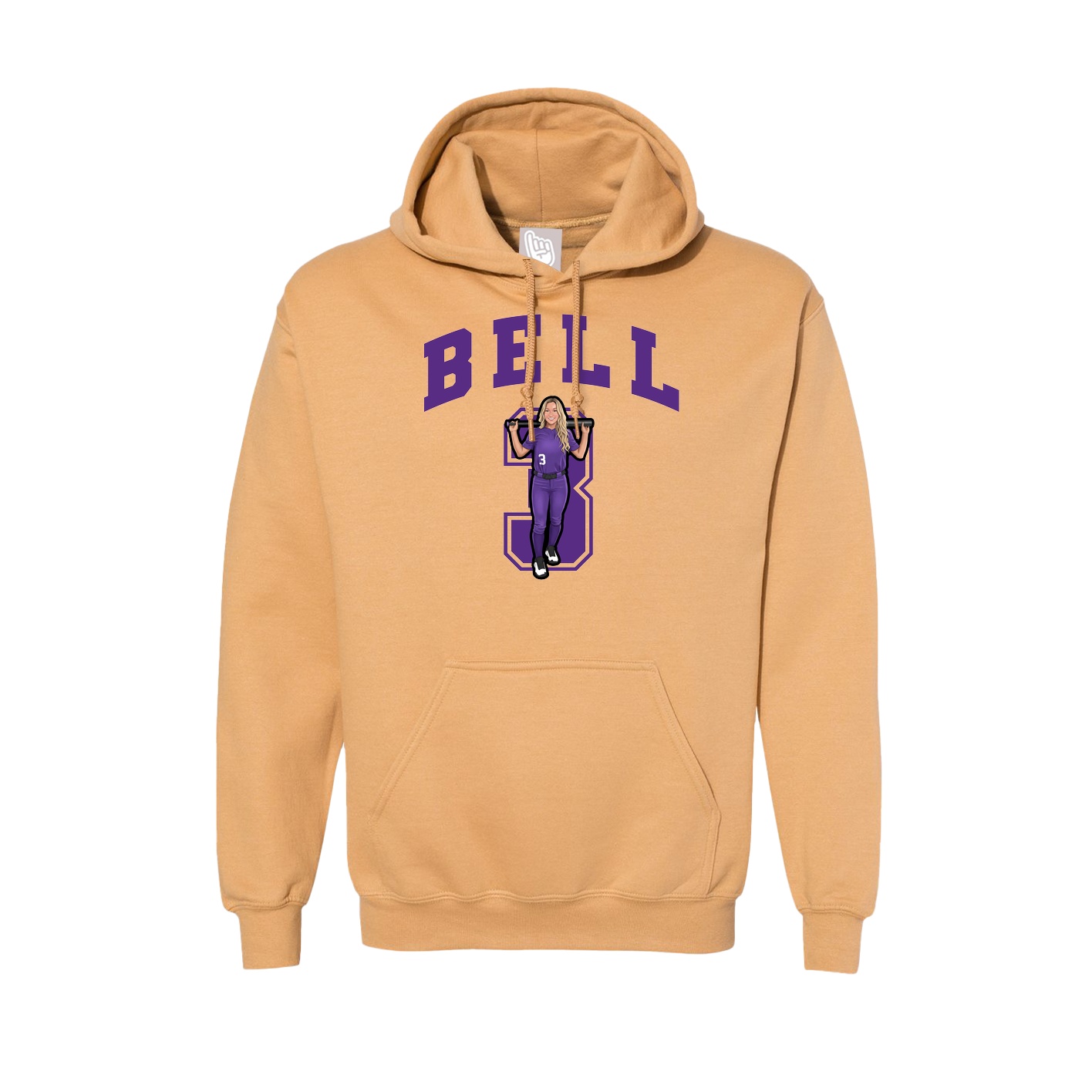Hoodie — Number in Vegas Gold
