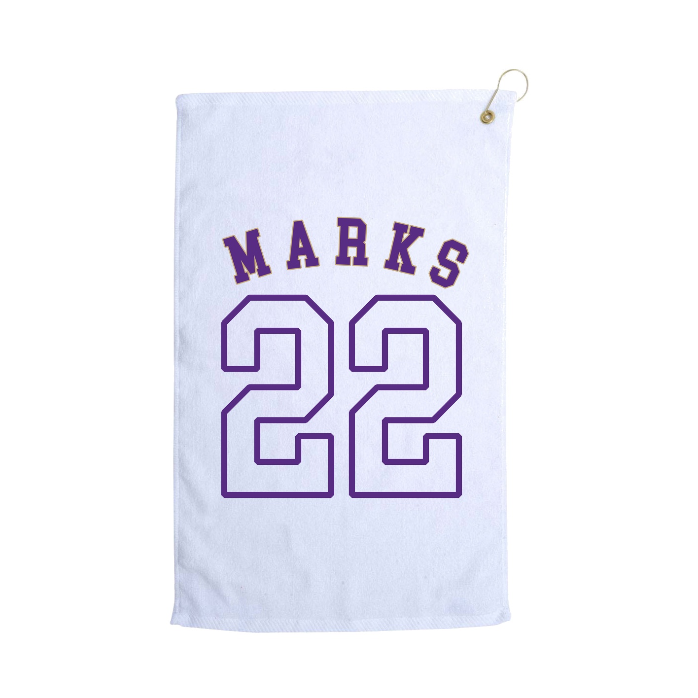 Golf Towel — Shirsey Arch in White