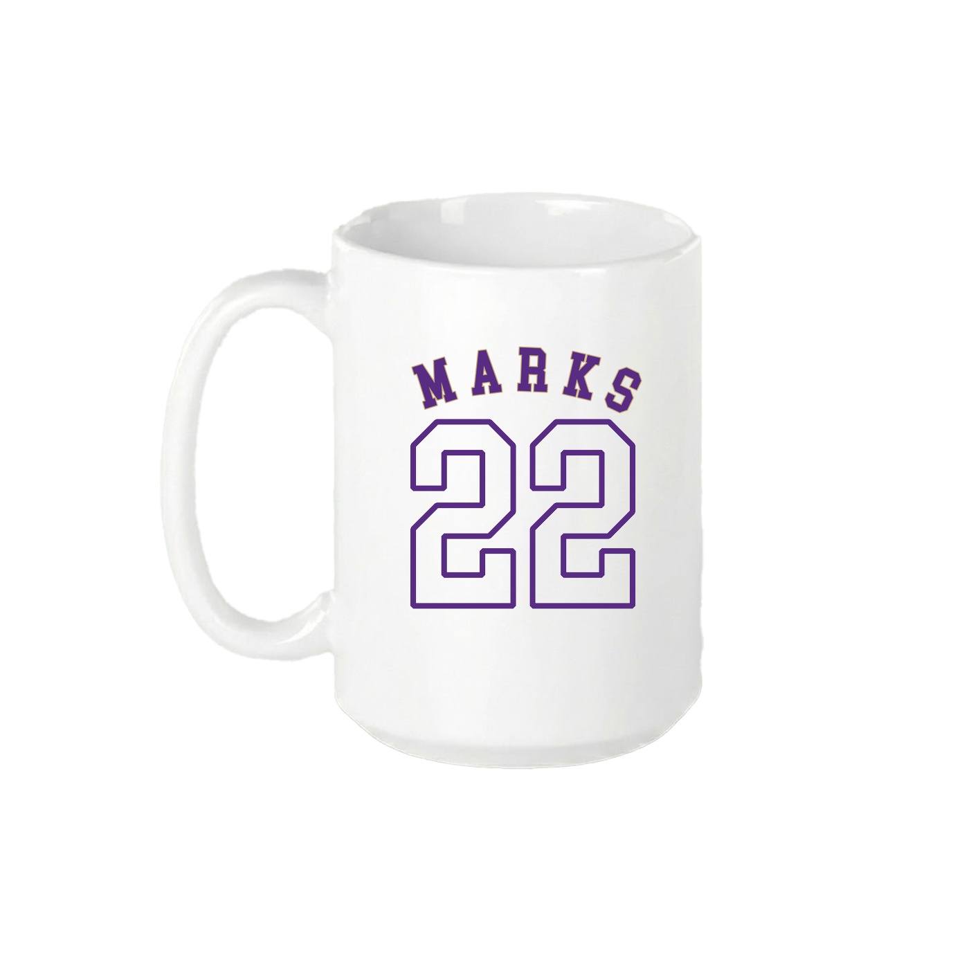 15oz Coffee Mug — Shirsey Arch in White