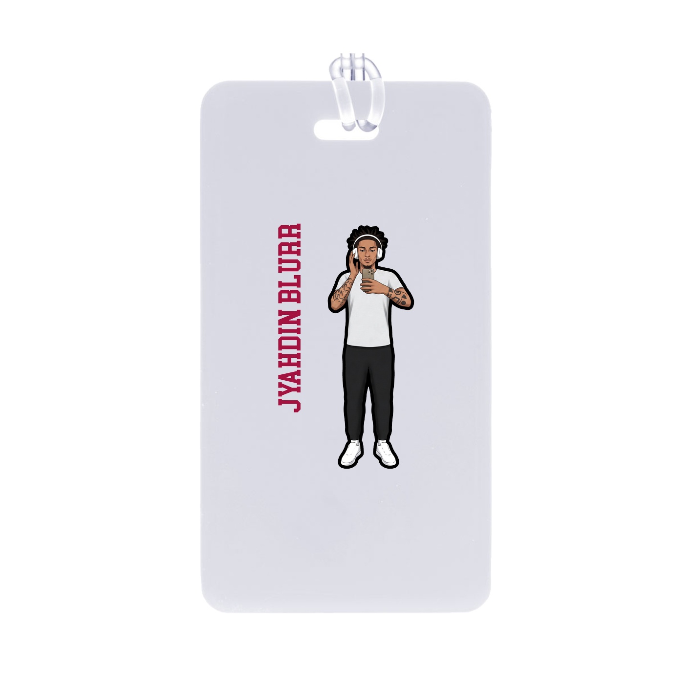 Bag Tag — Name Vertical in Classic