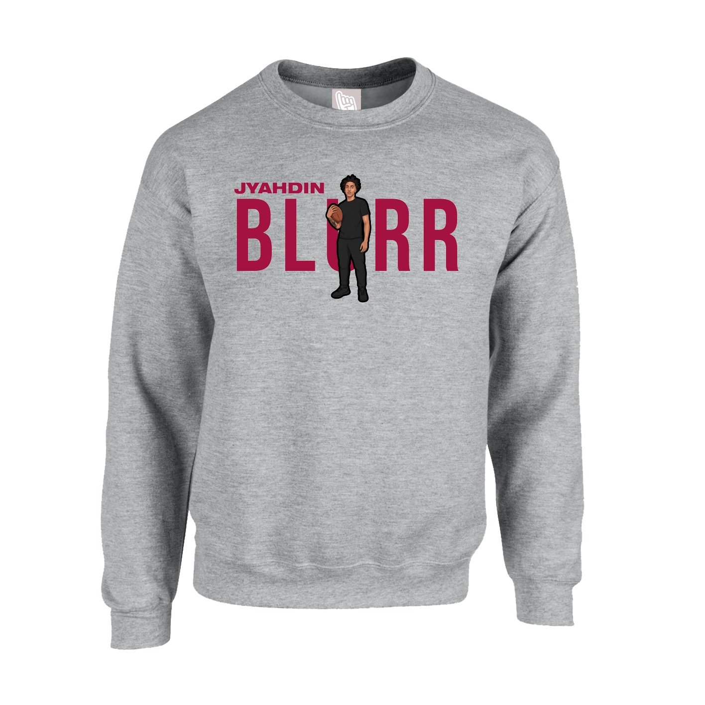 Fleece Crew — Player Name in Grey
