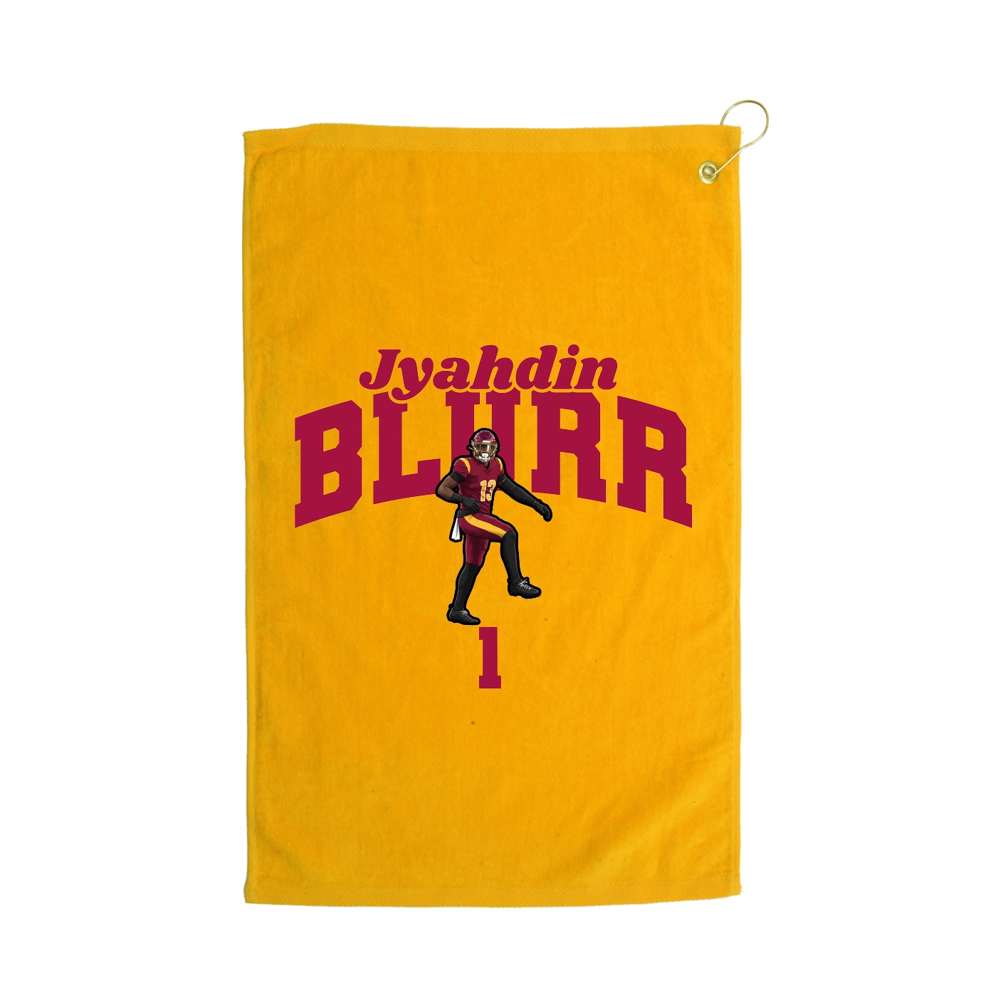 Golf Towel — Signature Arch in Gold
