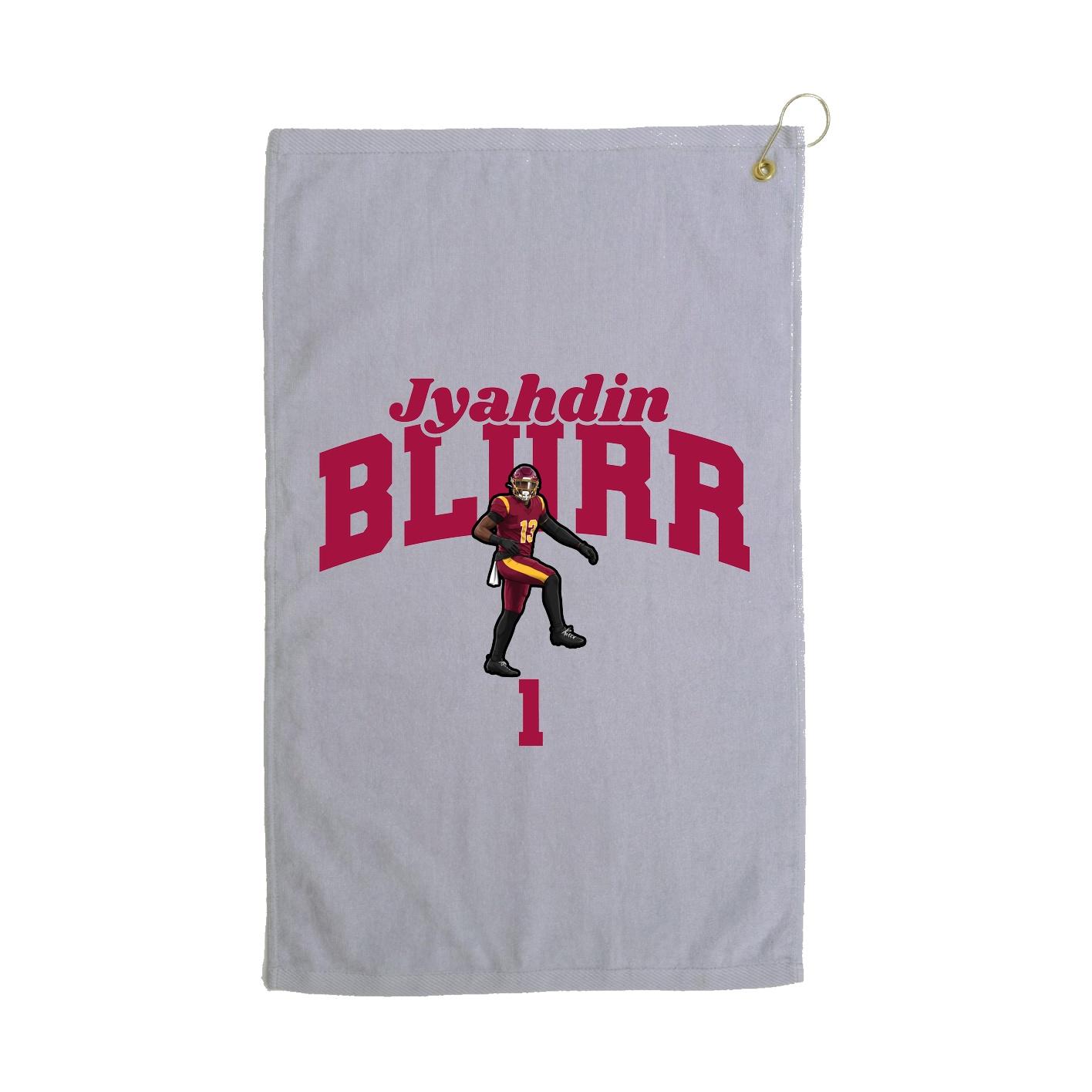 Golf Towel — Signature Arch in Grey
