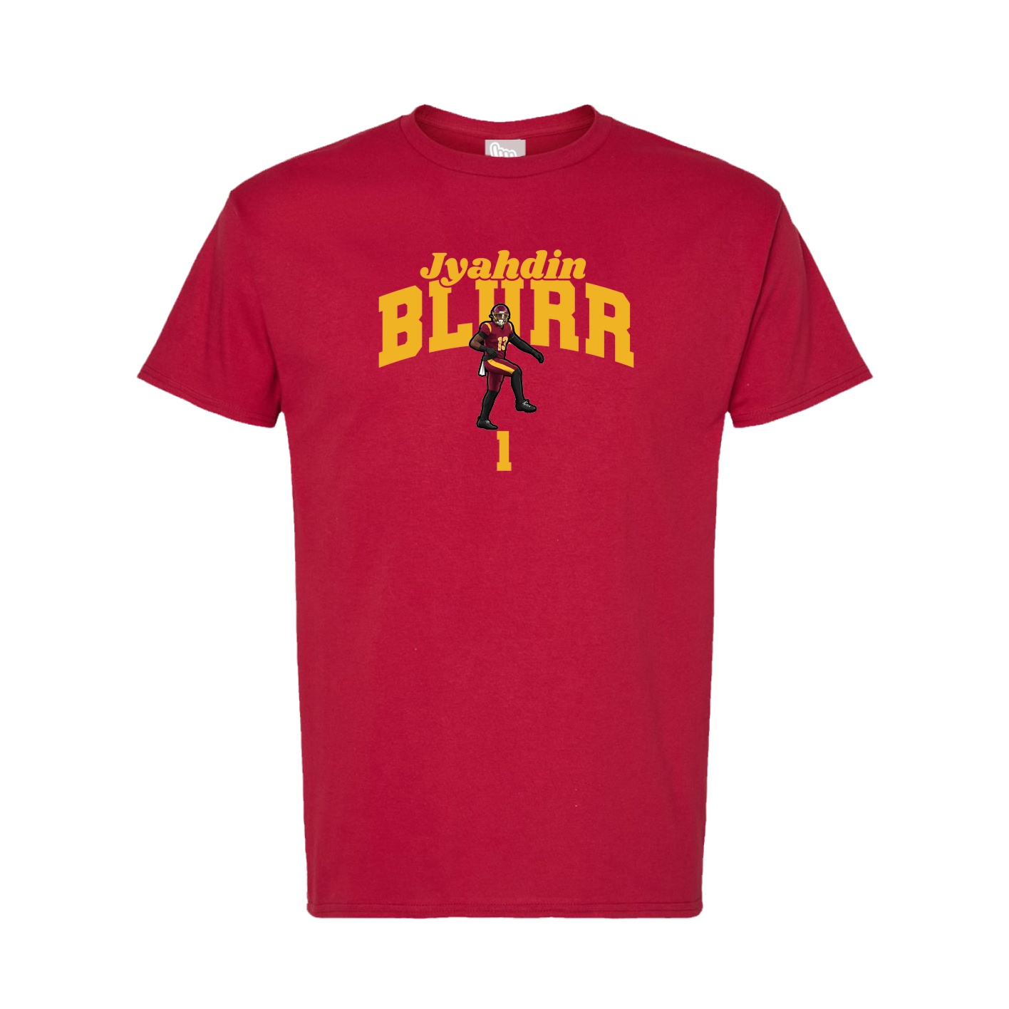 Tee — Signature Arch in Crimson