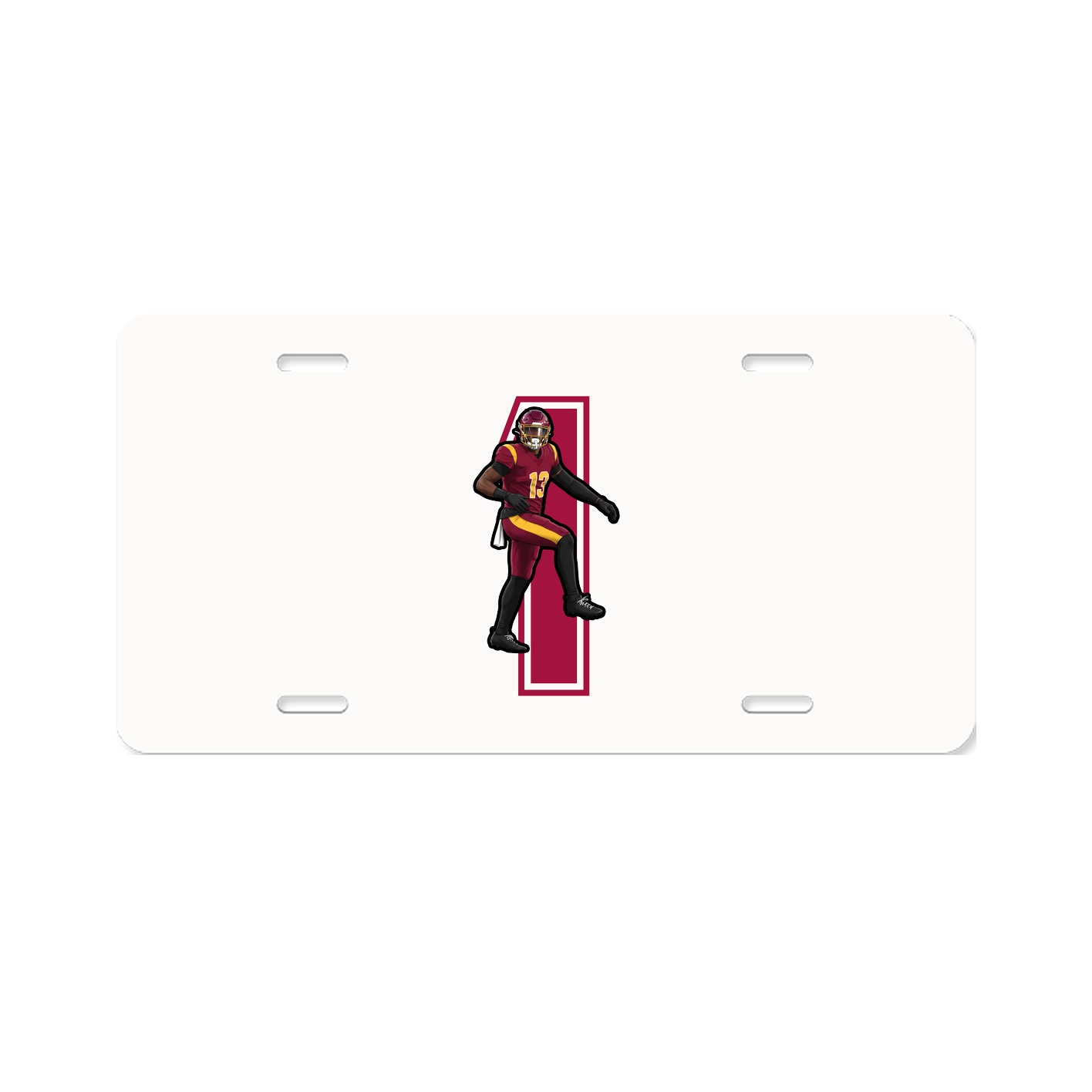 License Plate — Number in Classic