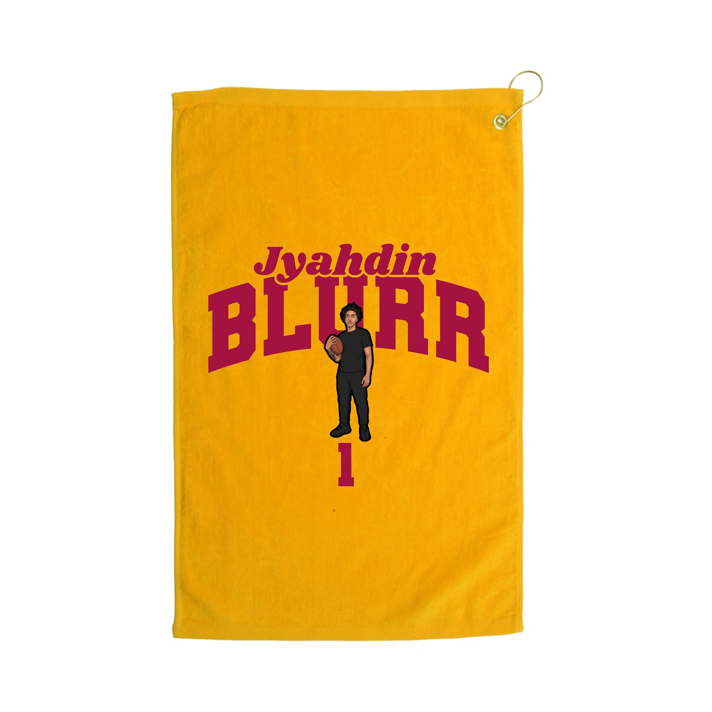 Golf Towel — Signature Arch in Gold