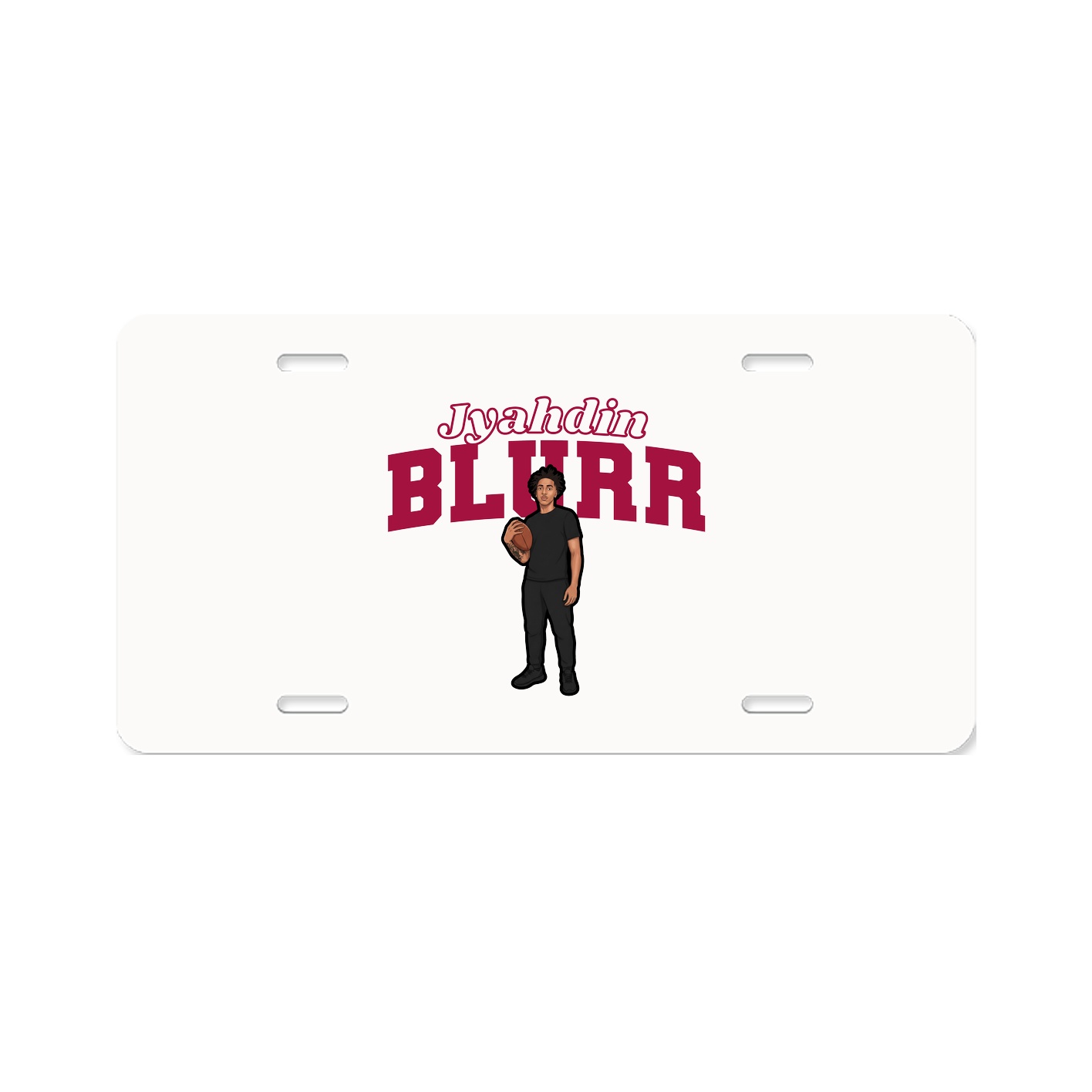 License Plate — Name Arch in Classic