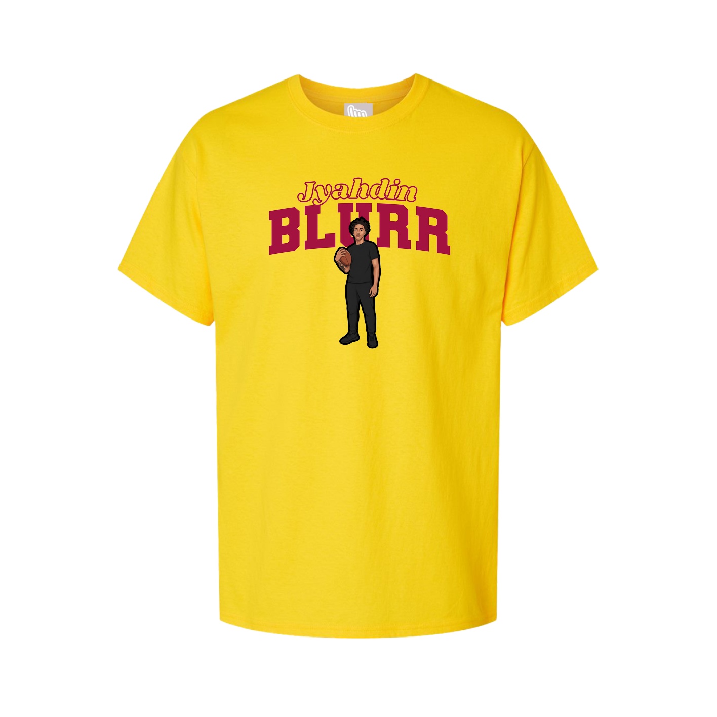 Youth Tee — Name Arch in Gold