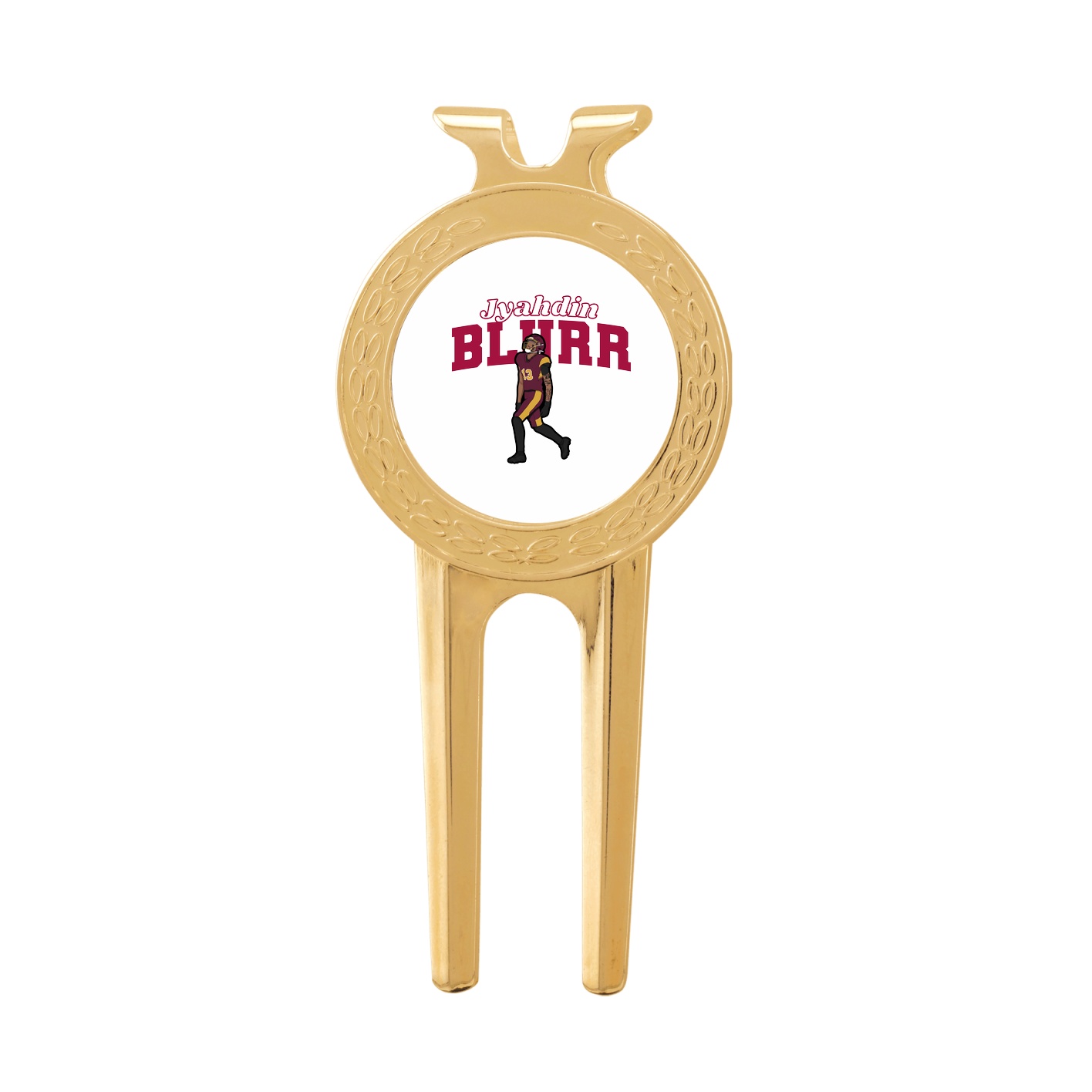 Divot Tool with Ball Marker — Name Arch in Classic
