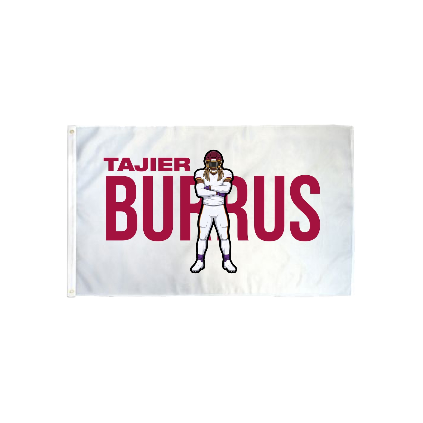 3x5 Flag — Player Name in Classic
