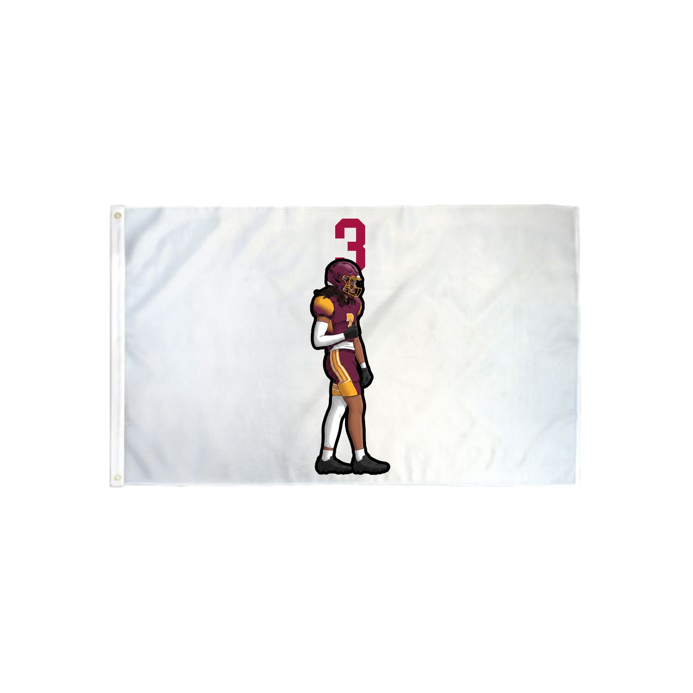 3x5 Flag — Number Top in Classic