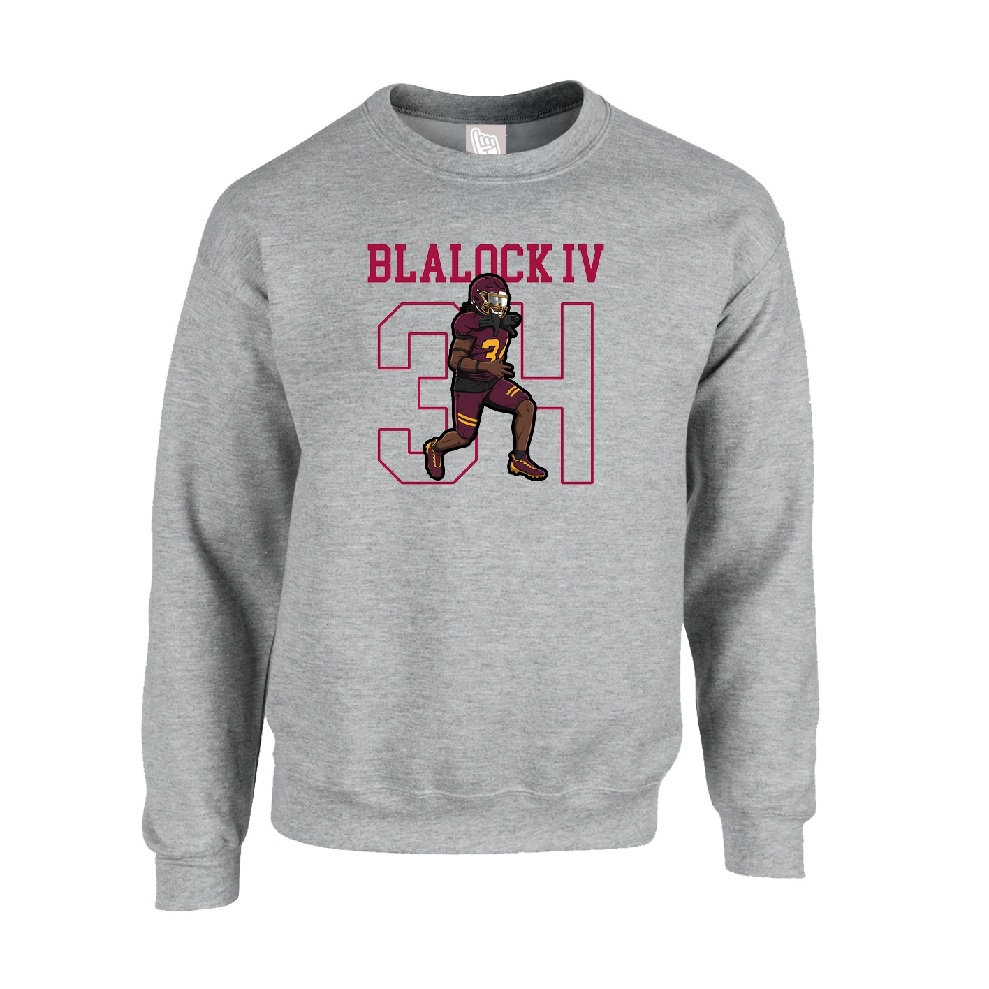 Fleece Crew — Shirsey in Grey