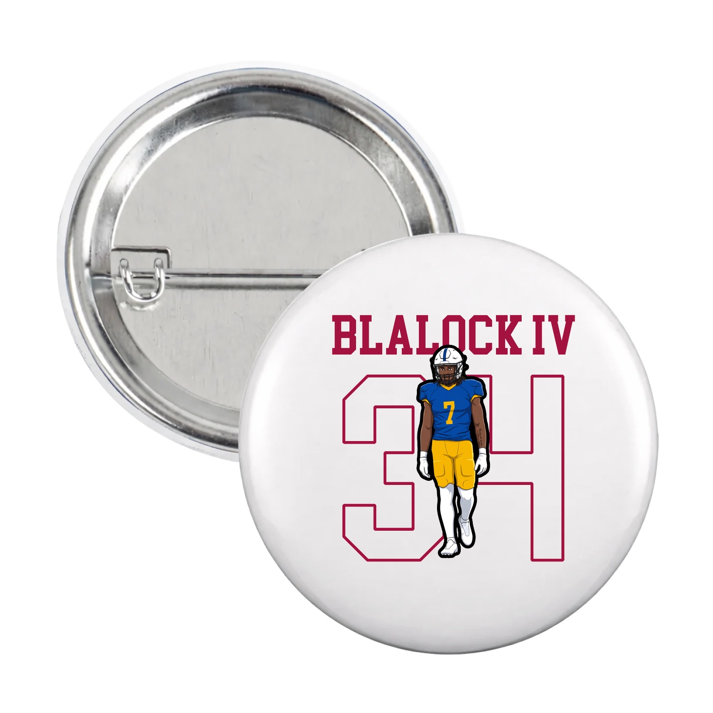 Game Day Button — Shirsey in White