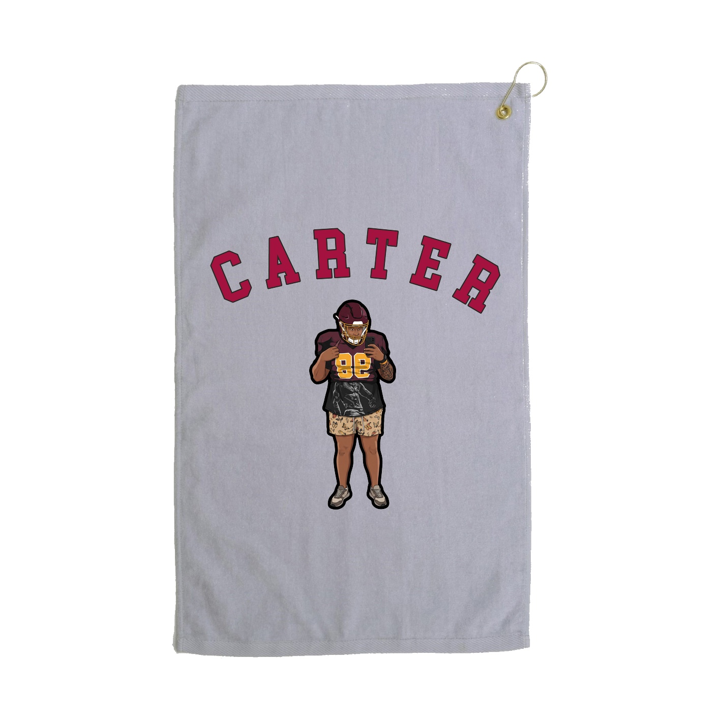 Golf Towel — Shirsey Arch in Grey