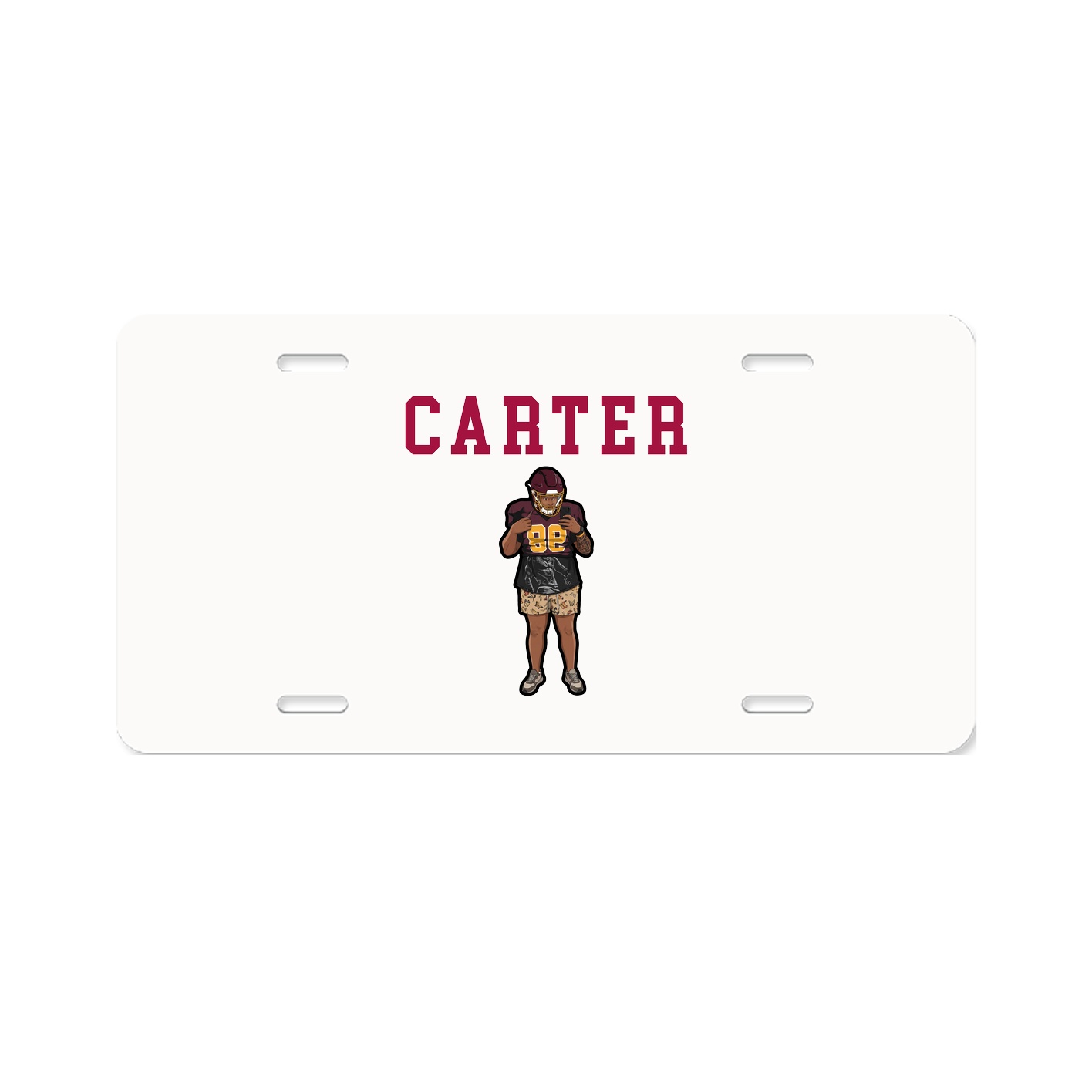 License Plate — Shirsey in Classic