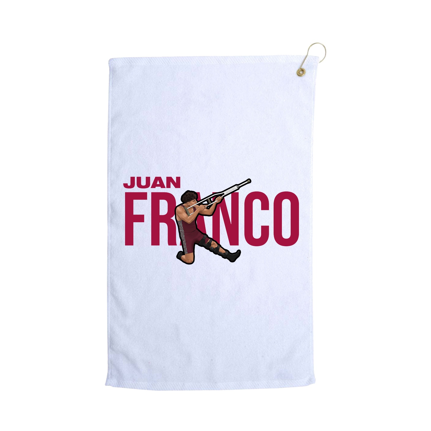Golf Towel — Player Name in White