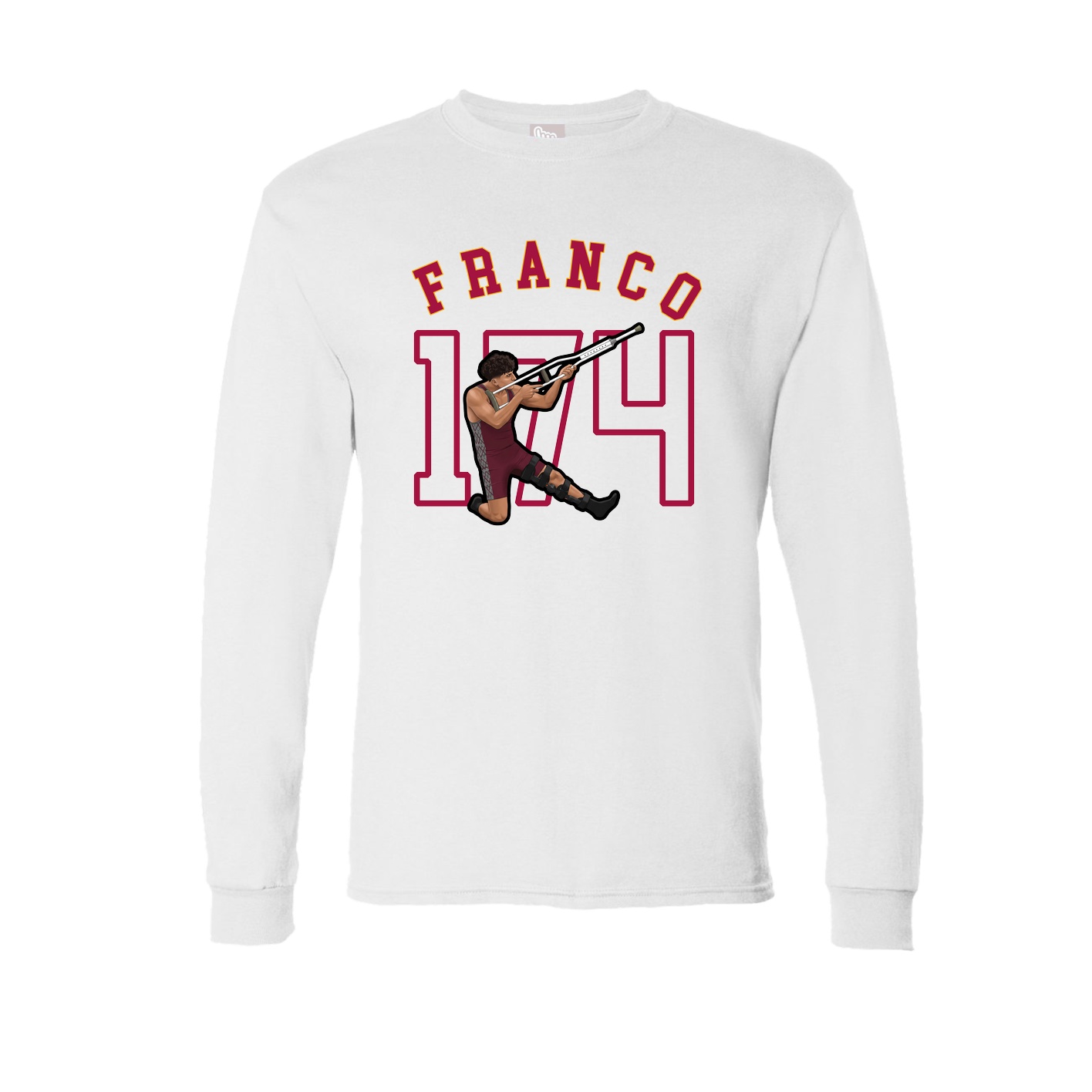 Long Sleeve Tee — Shirsey Arch in White