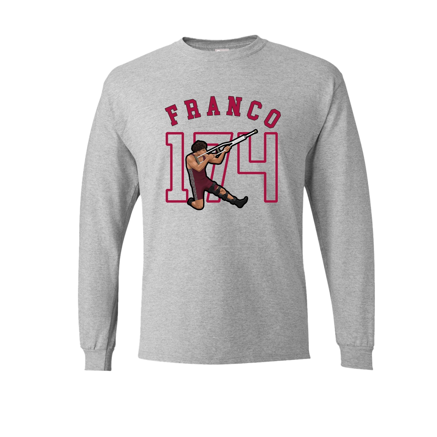 Long Sleeve Tee — Shirsey Arch in Grey