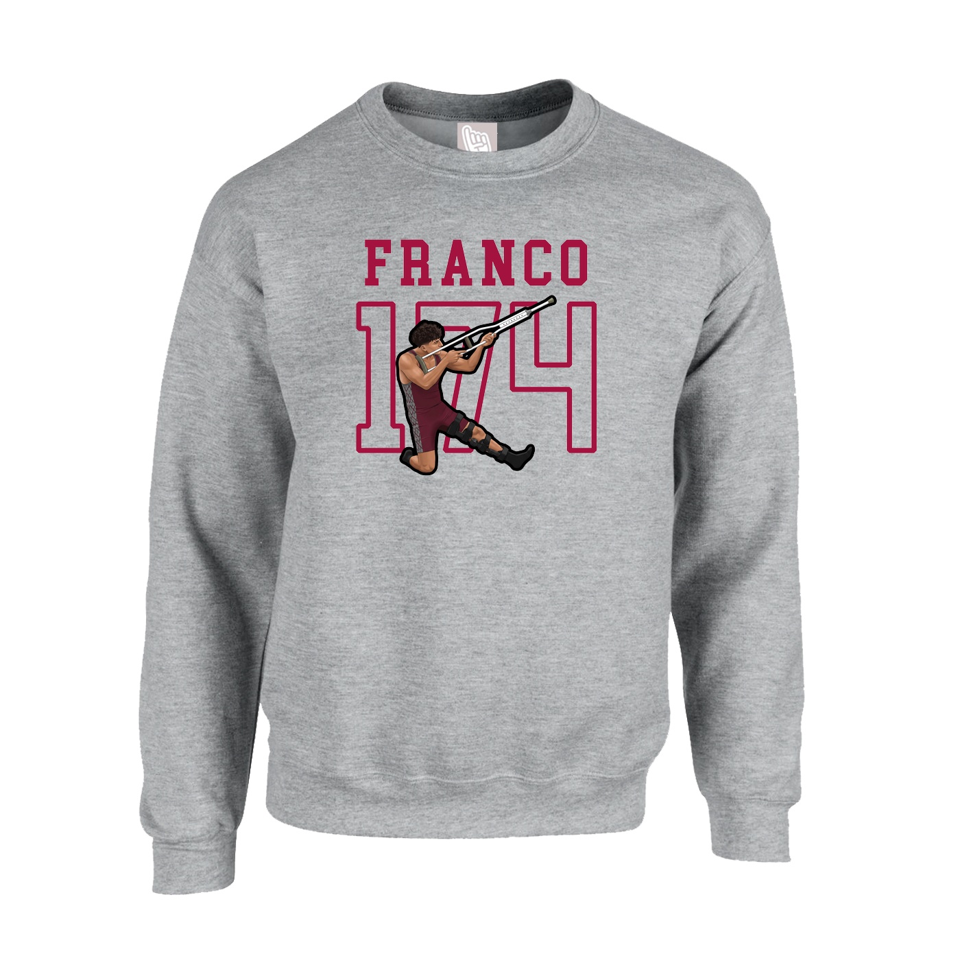 Fleece Crew — Shirsey in Grey