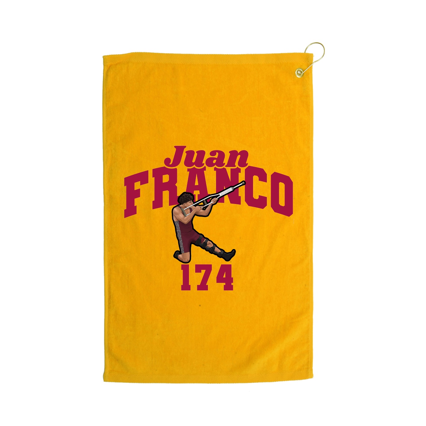 Golf Towel — Signature Arch in Gold