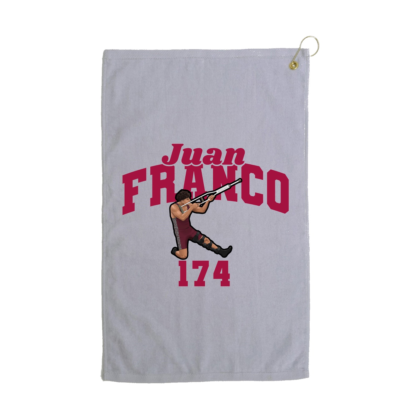 Golf Towel — Signature Arch in Grey