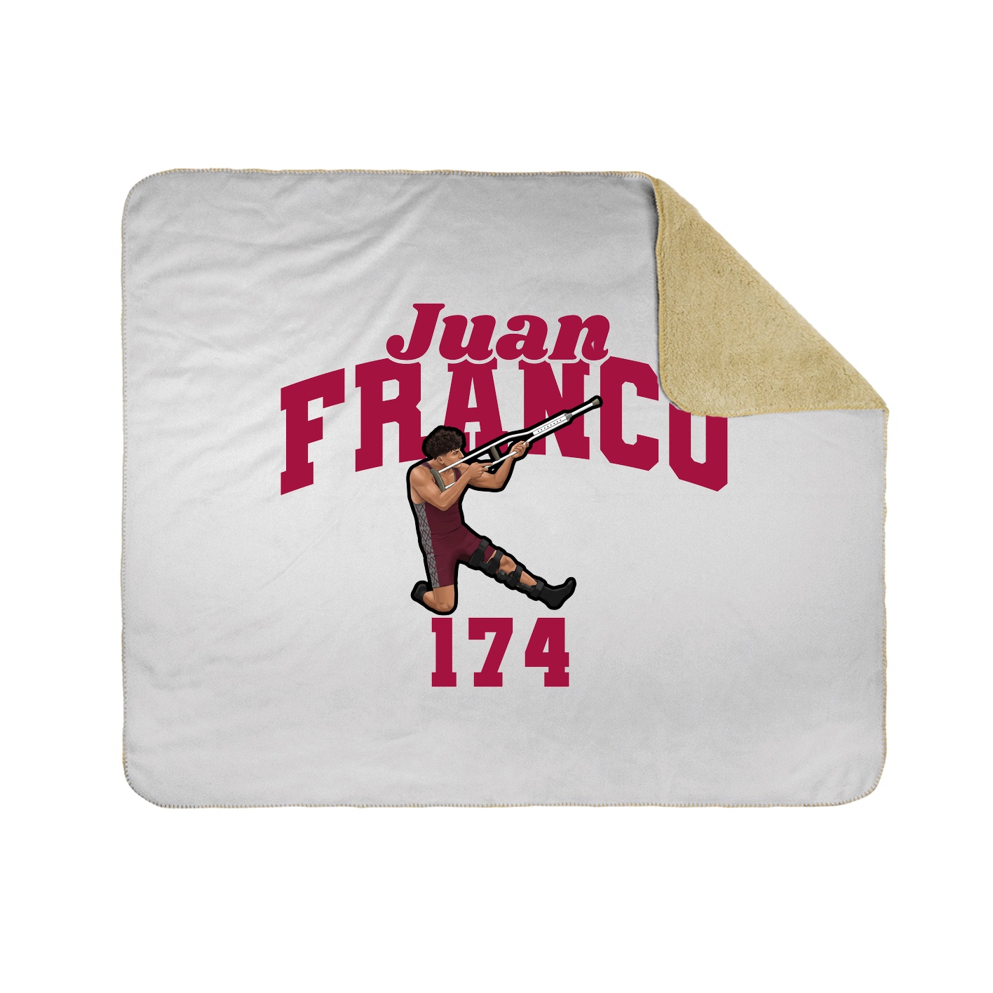 Throw Blanket — Signature Arch in White