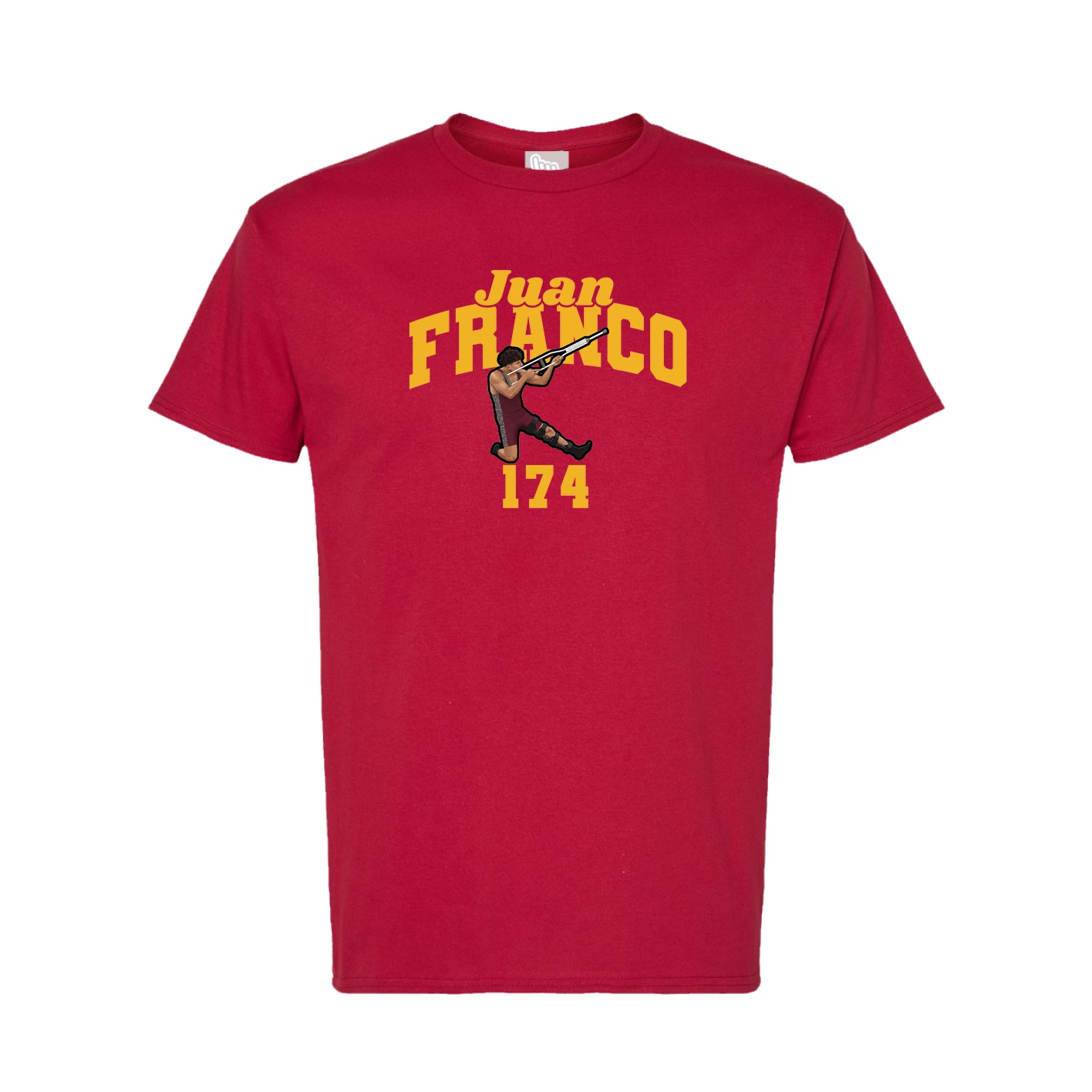Tee — Signature Arch in Crimson