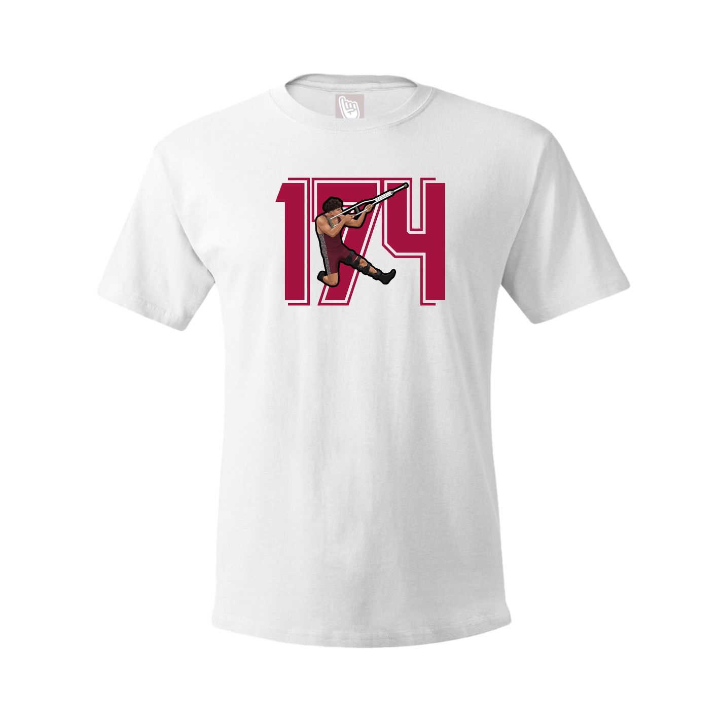Tee — Number in White