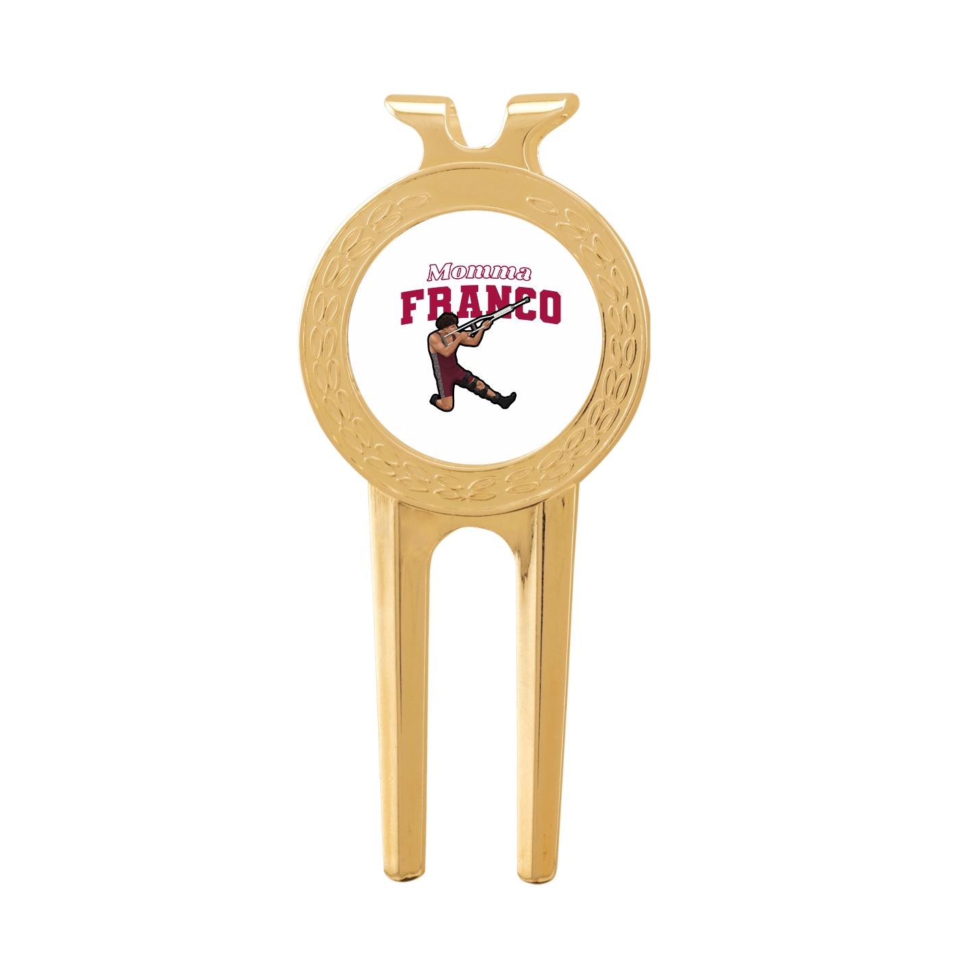 Divot Tool with Ball Marker — Mothers Day Block in Classic