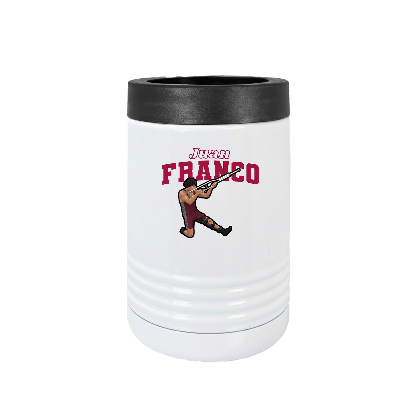 Beverage Holder — Name Arch in White