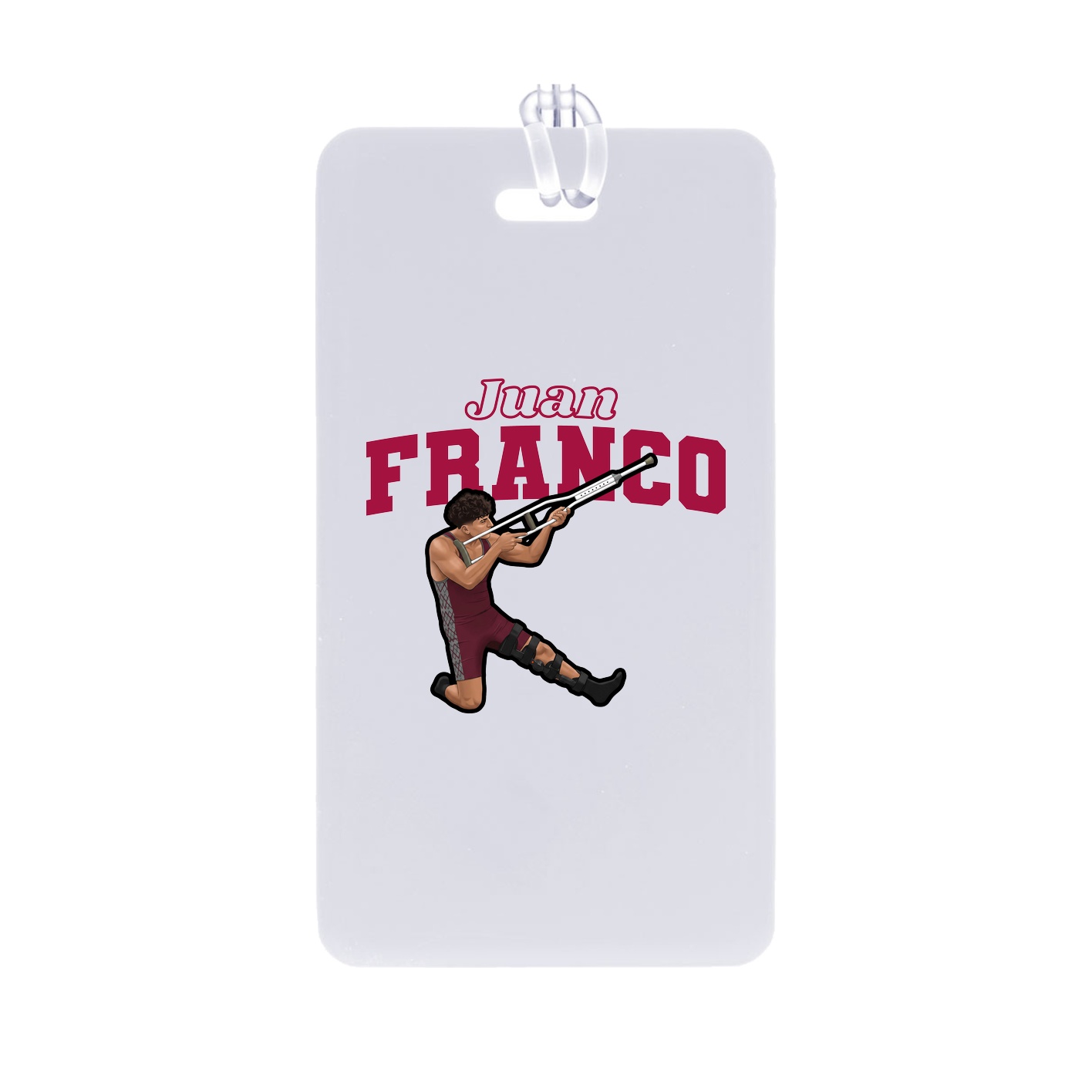 Bag Tag — Name Arch in Classic