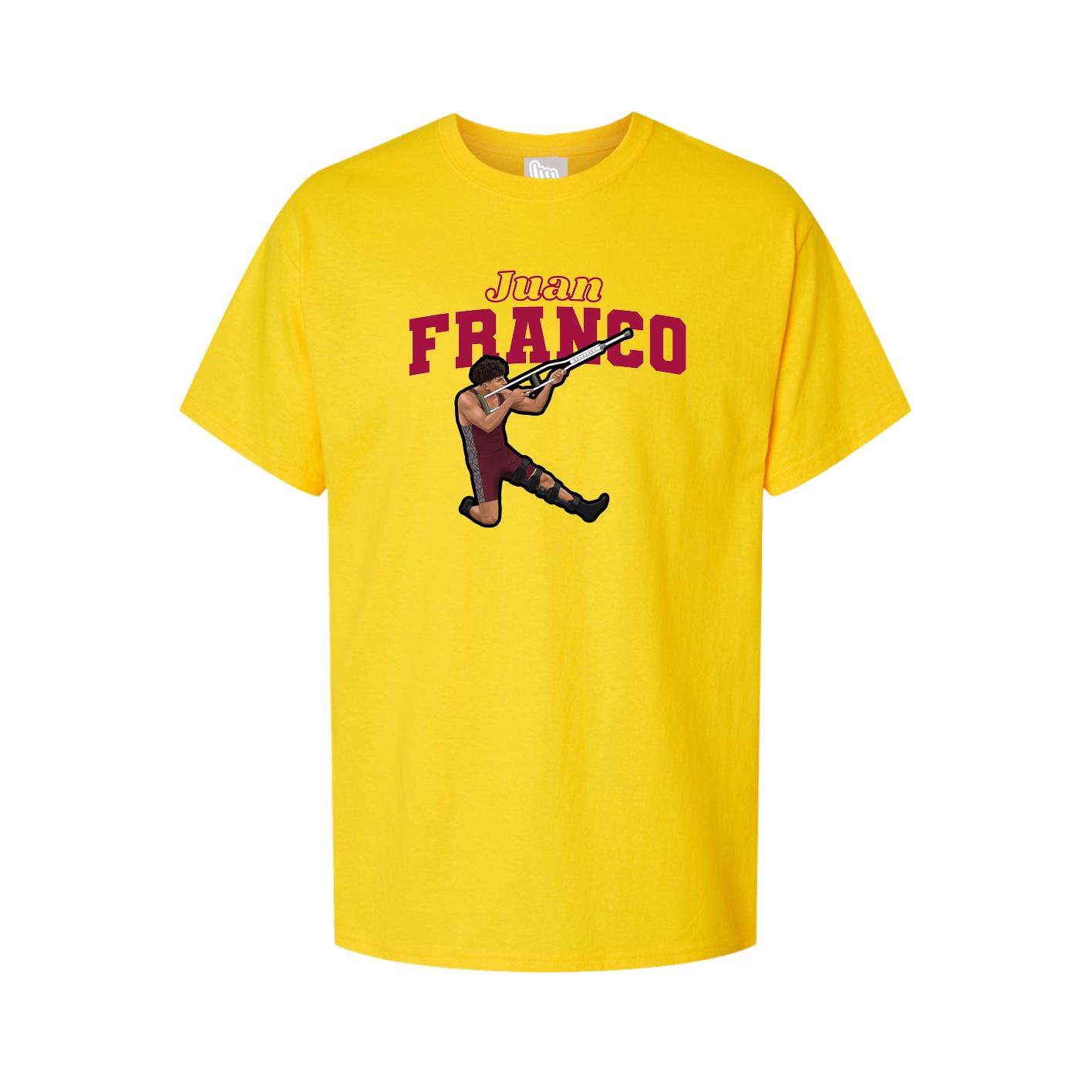Youth Tee — Name Arch in Gold