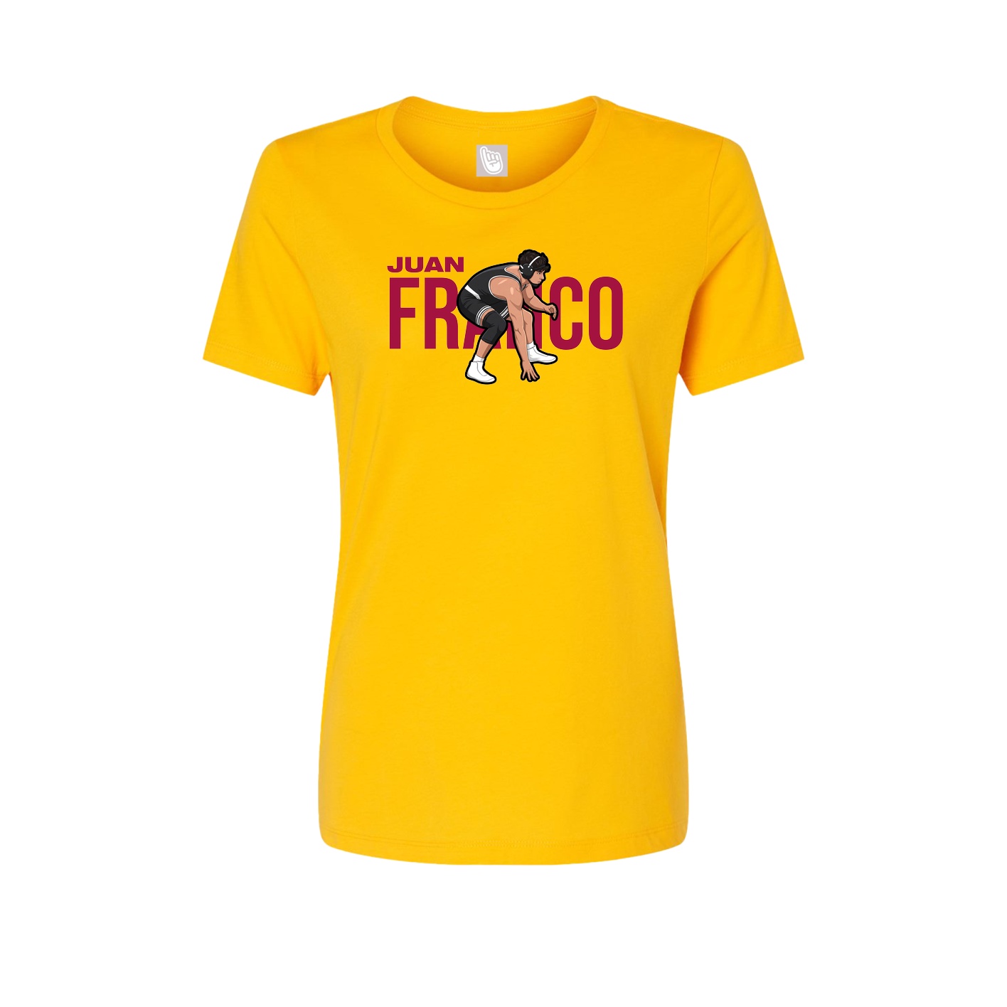 Womens Tee — Player Name in Gold