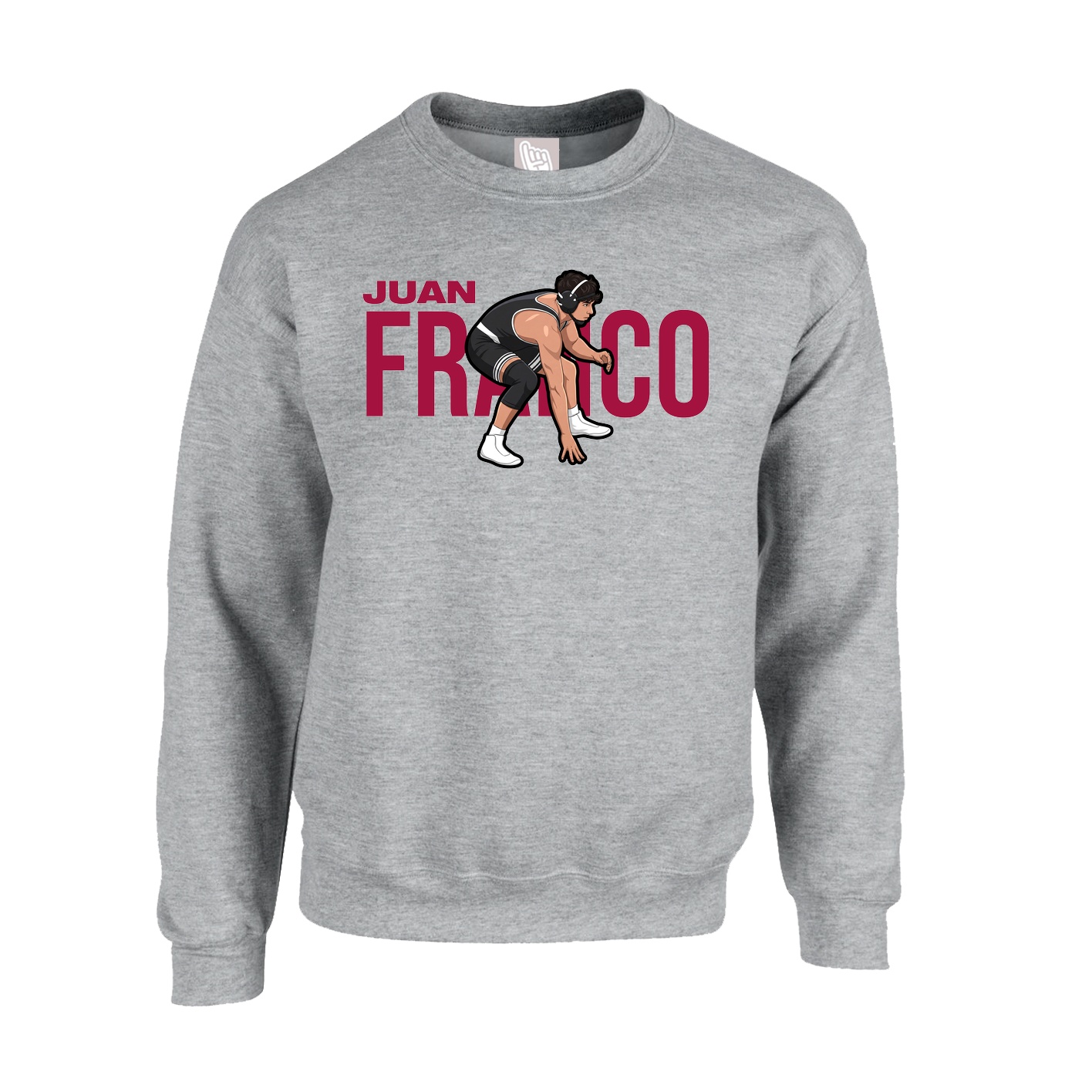 Fleece Crew — Player Name in Grey
