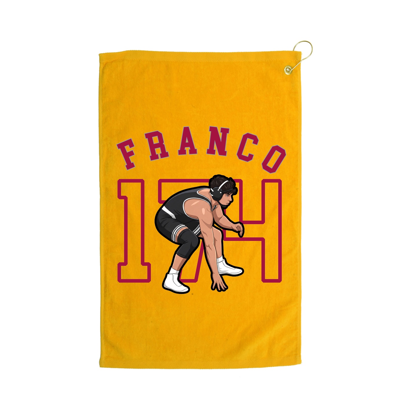 Golf Towel — Shirsey Arch in Gold