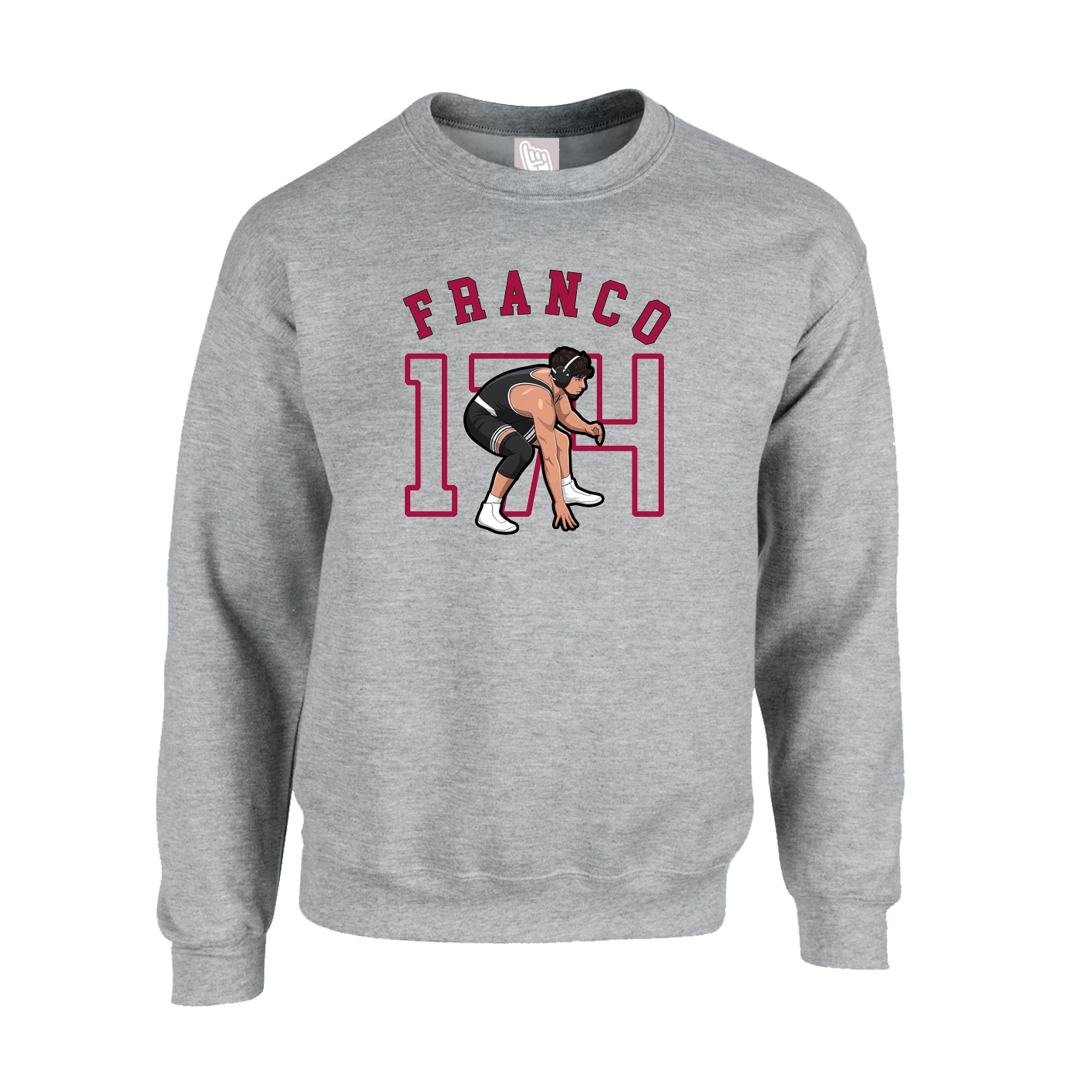 Fleece Crew — Shirsey Arch in Grey