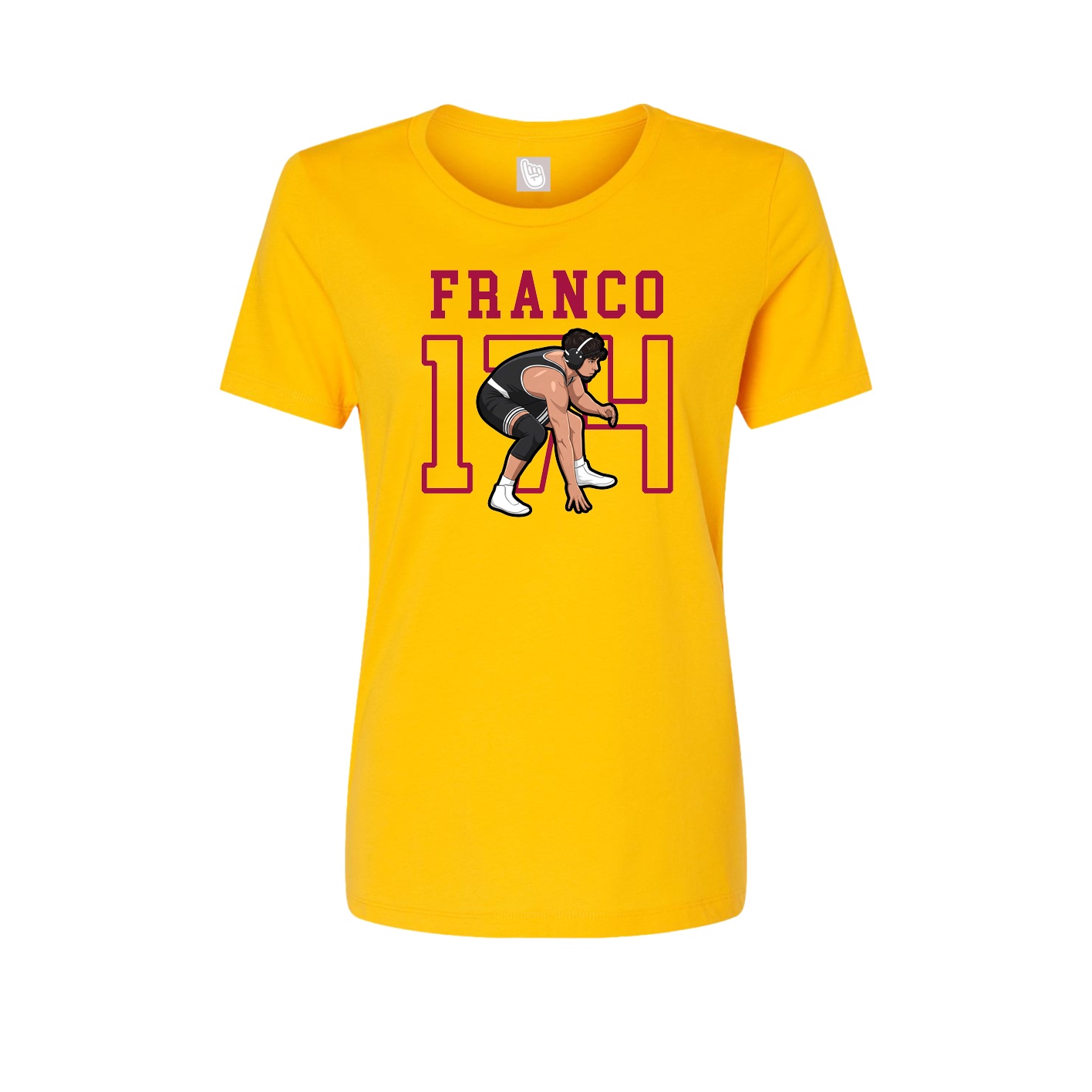 Fitted Women's Tee — Shirsey in Gold