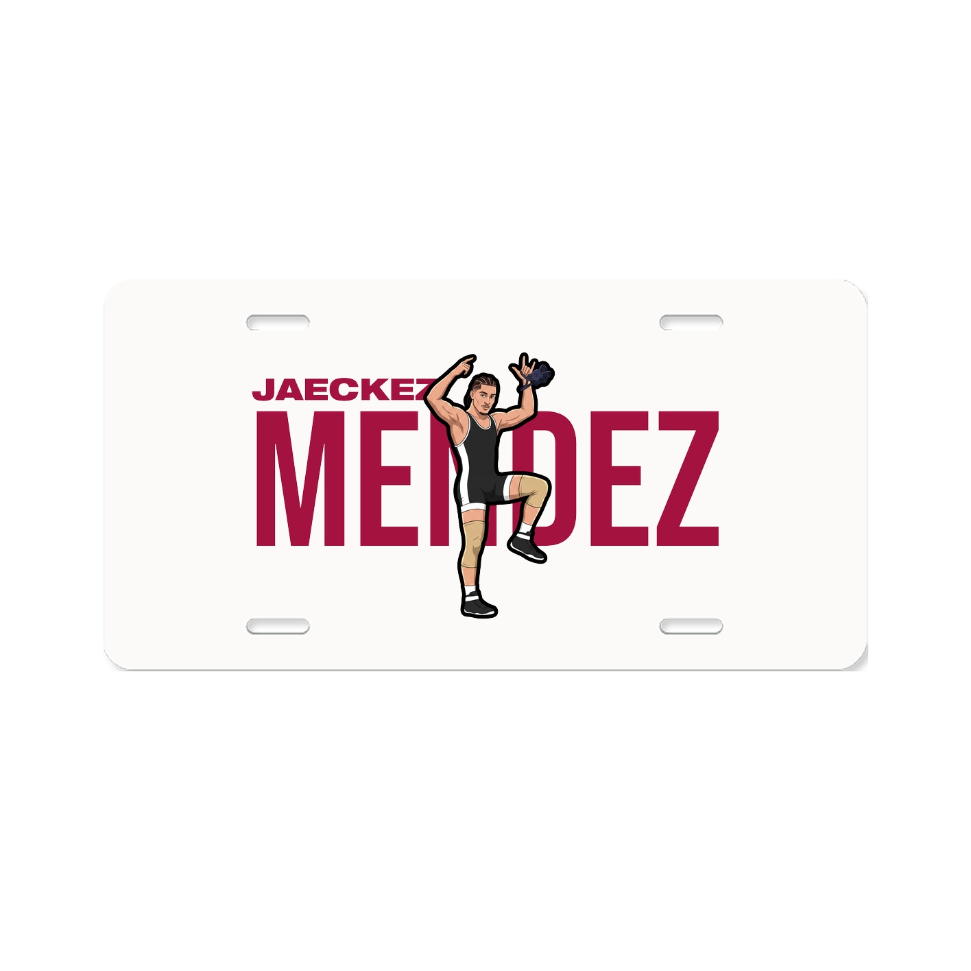 License Plate — Player Name in Classic