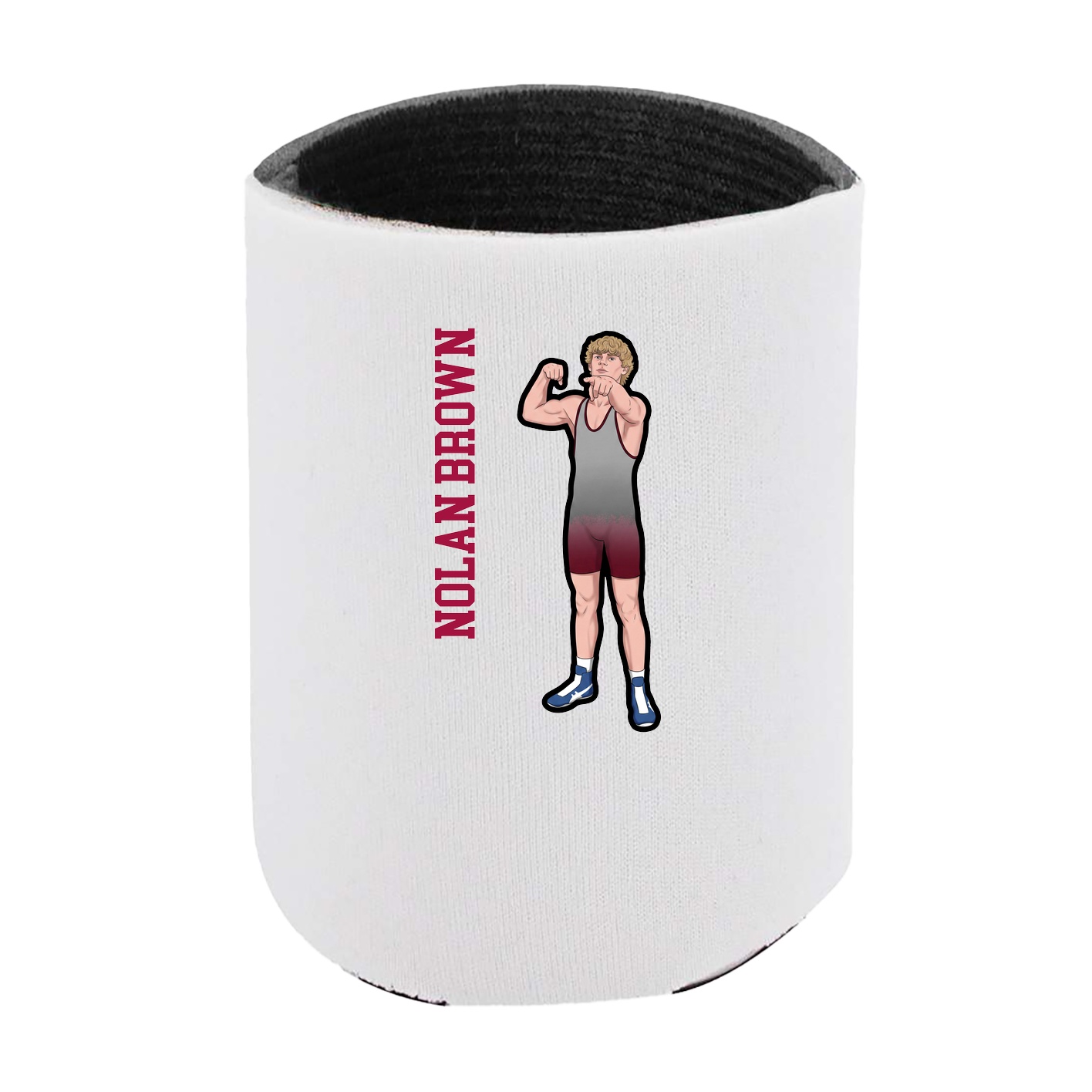 Can Holder — Name Vertical in White