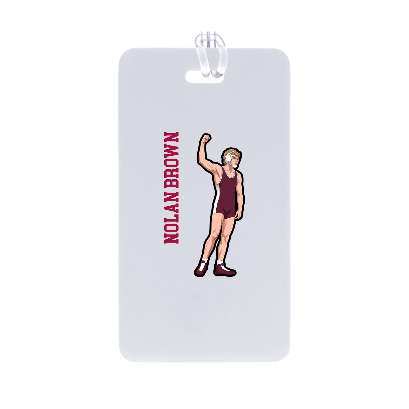 Bag Tag — Name Vertical in Classic