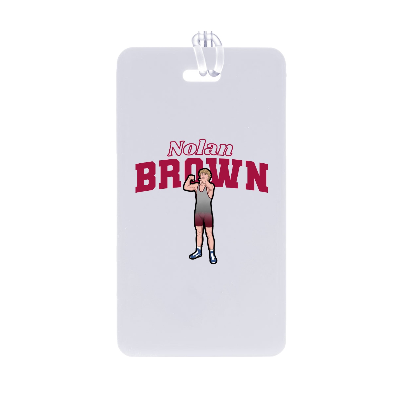 Bag Tag — Name Arch in Classic